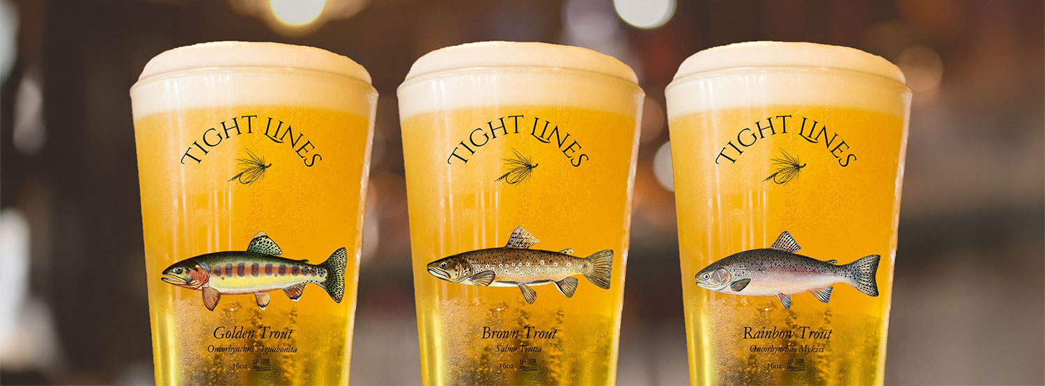 Angler’s Series Pint Glasses