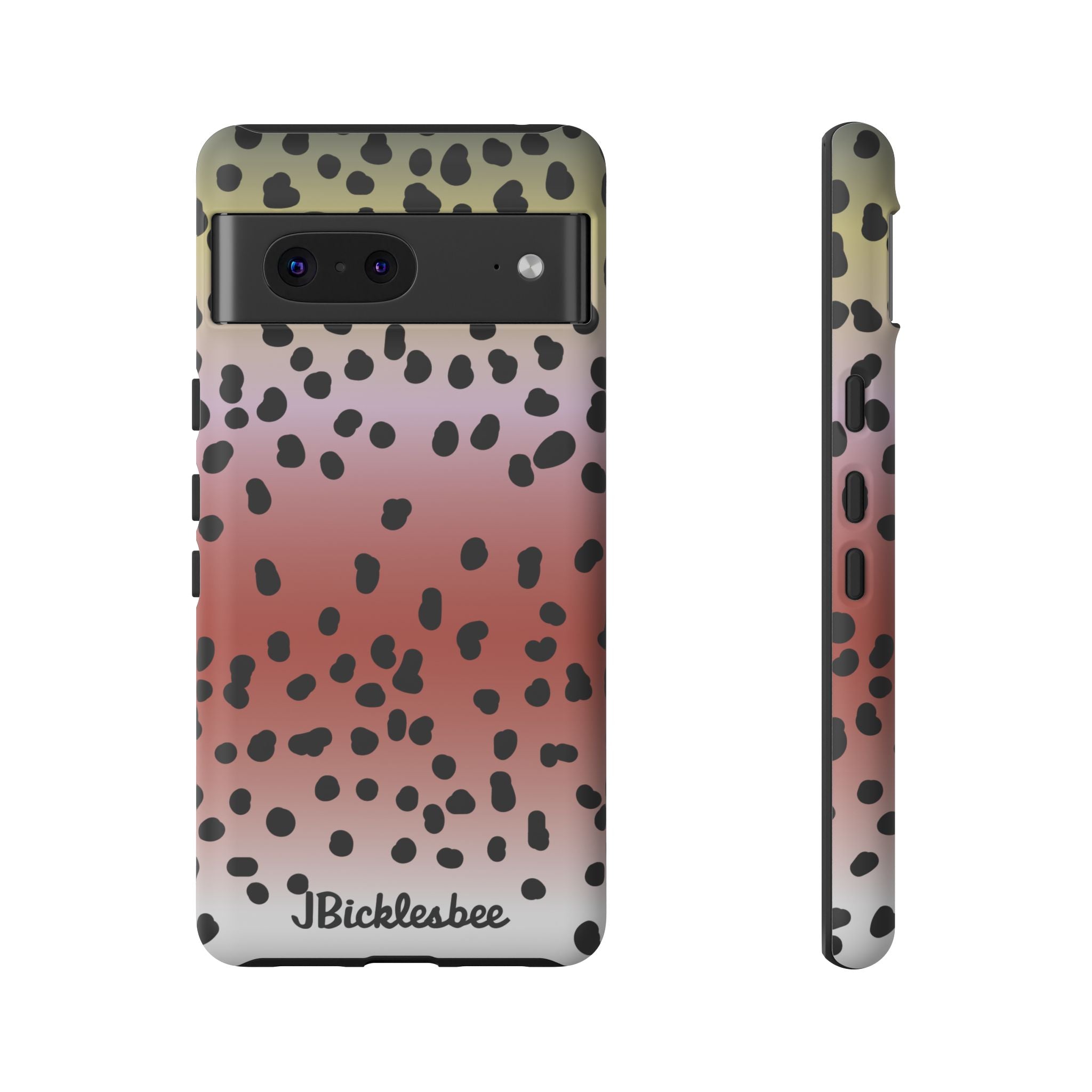 Rainbow Trout Pattern Pixel Tough Case