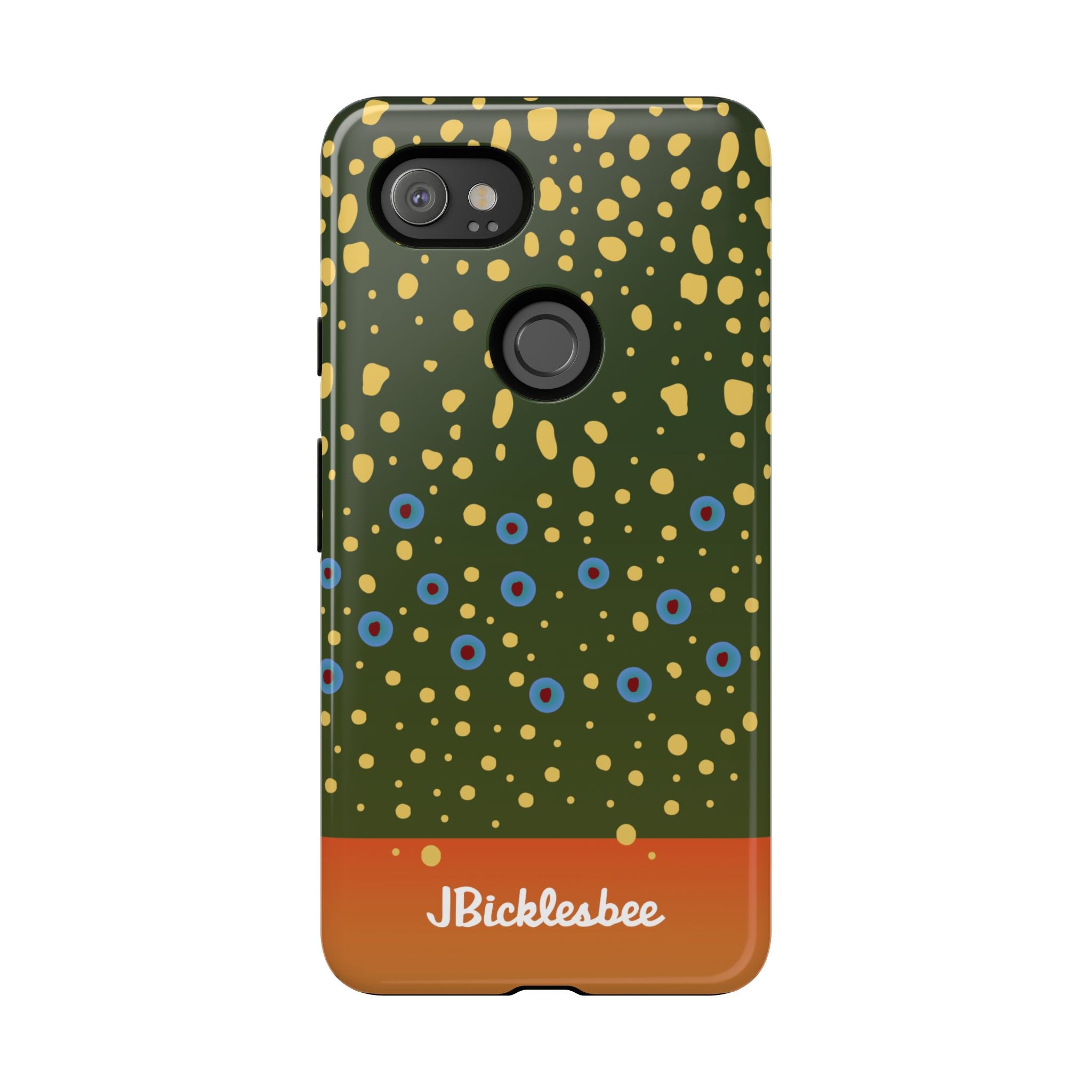 Brook Trout Pattern Pixel Tough Case