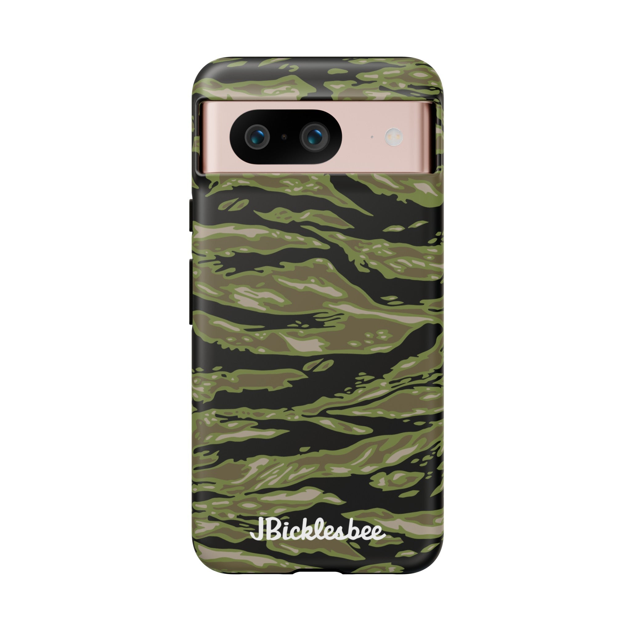 Retro Woodland Camo Tiger Stripe Pixel ToughCase