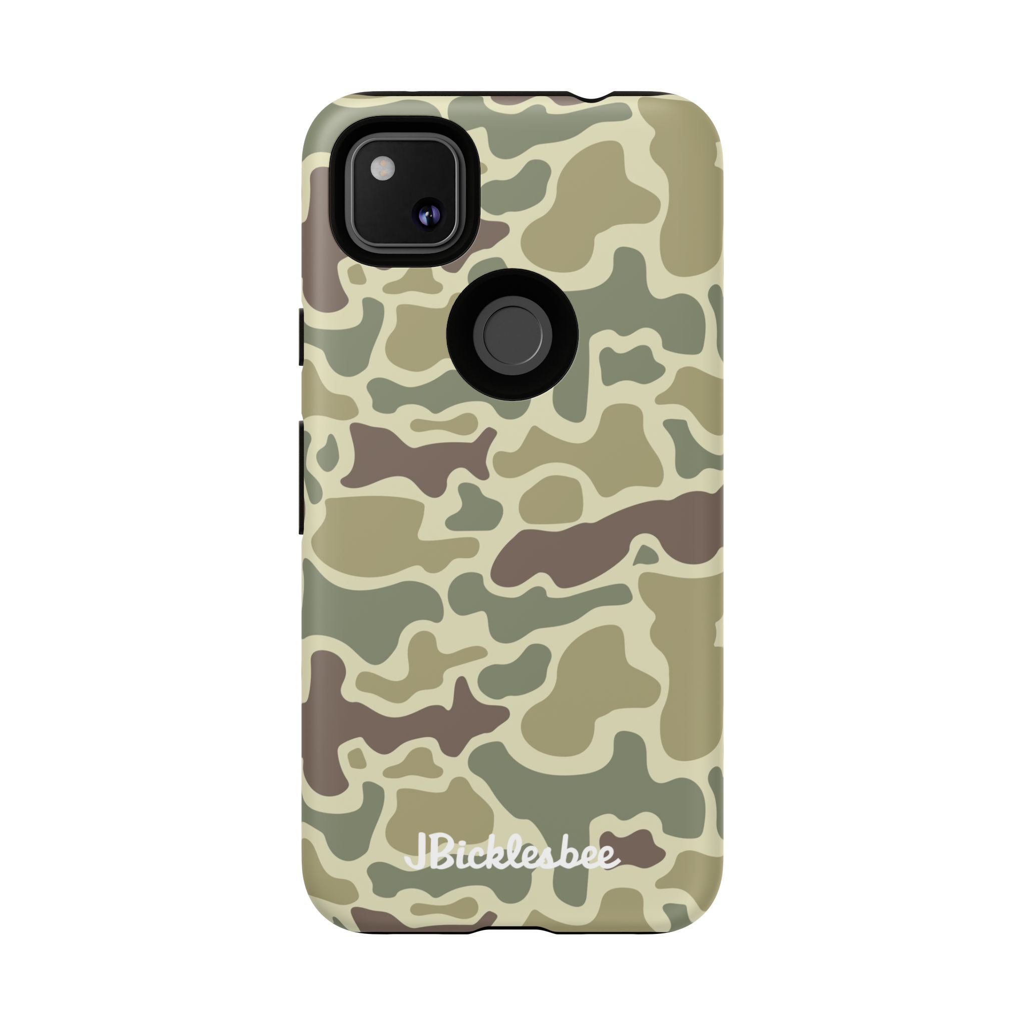 Retro Forest Duck Camo Pixel Tough Case