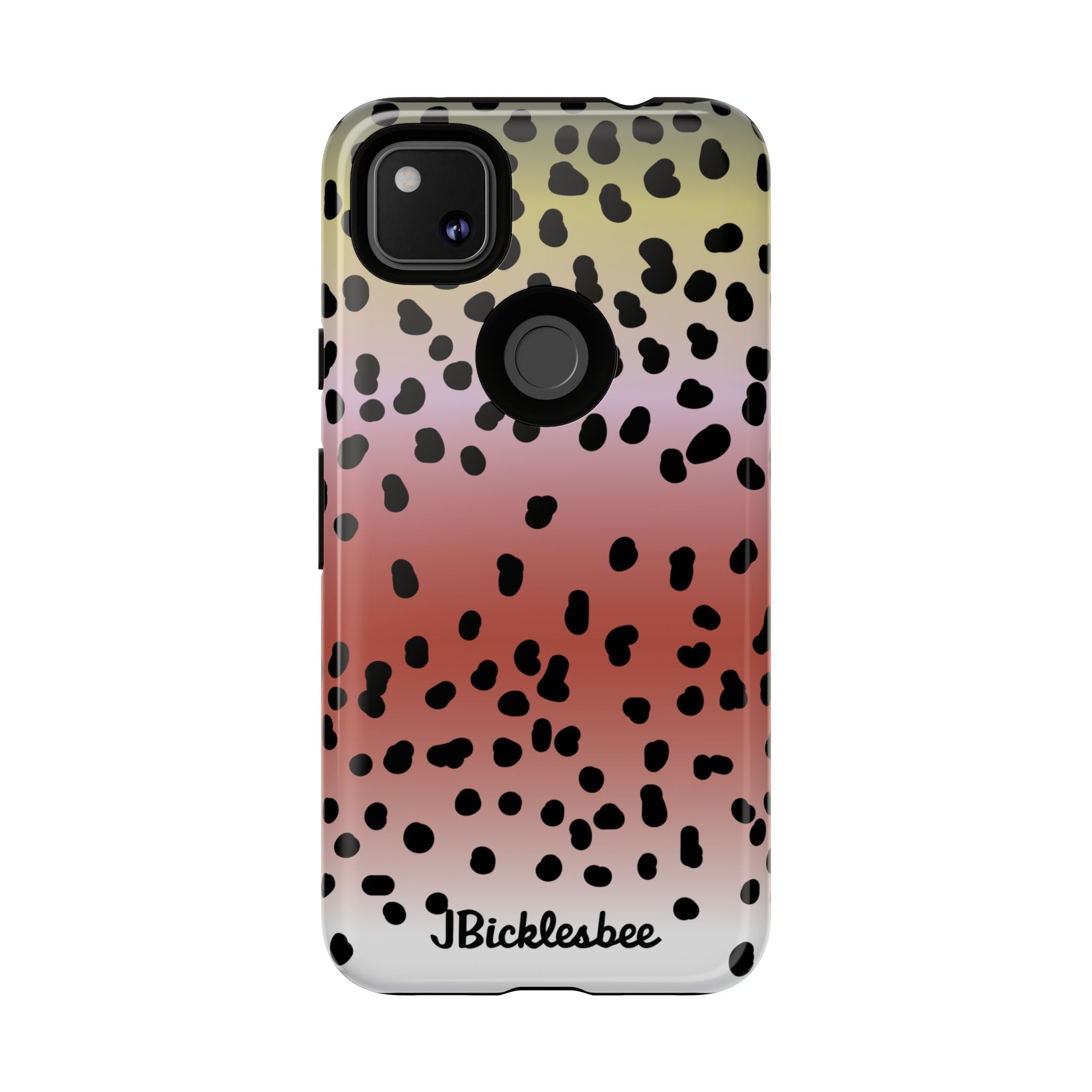 Rainbow Trout Pattern Pixel Tough Case