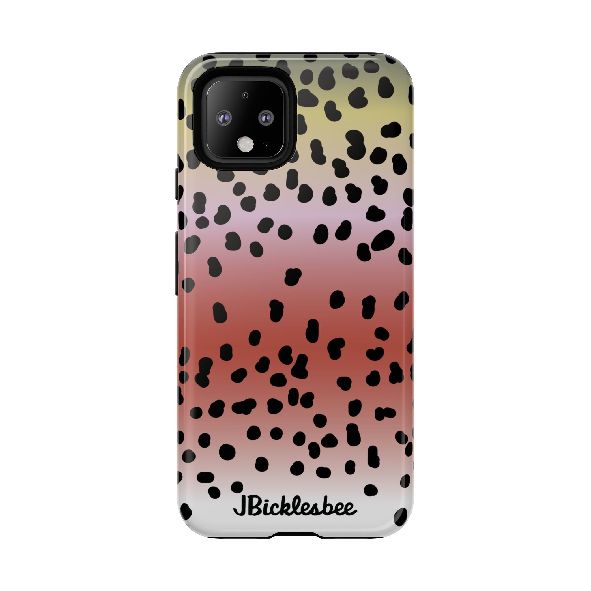 Rainbow Trout Pattern Pixel Tough Case