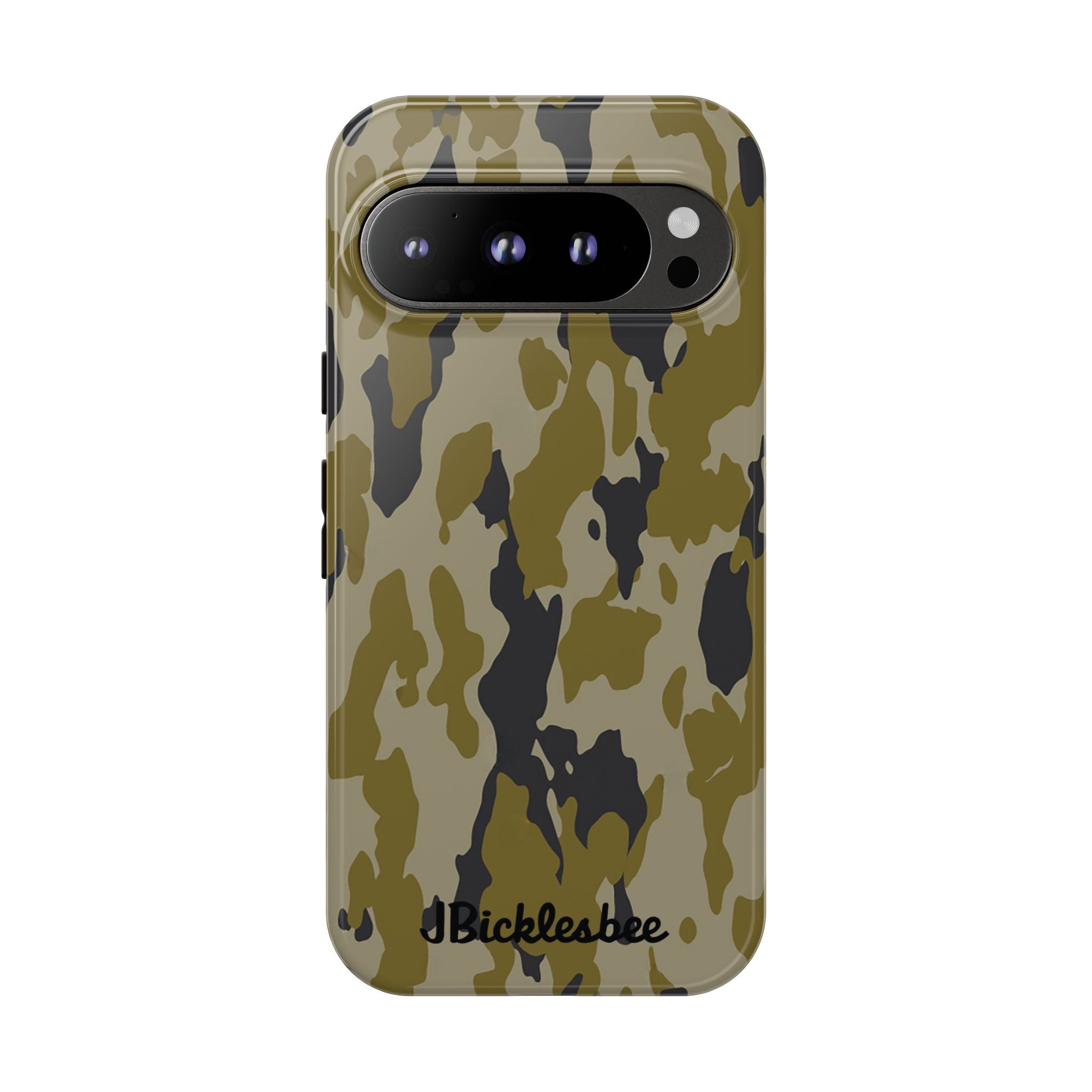 Retro Bark Camo Pixel Tough Case