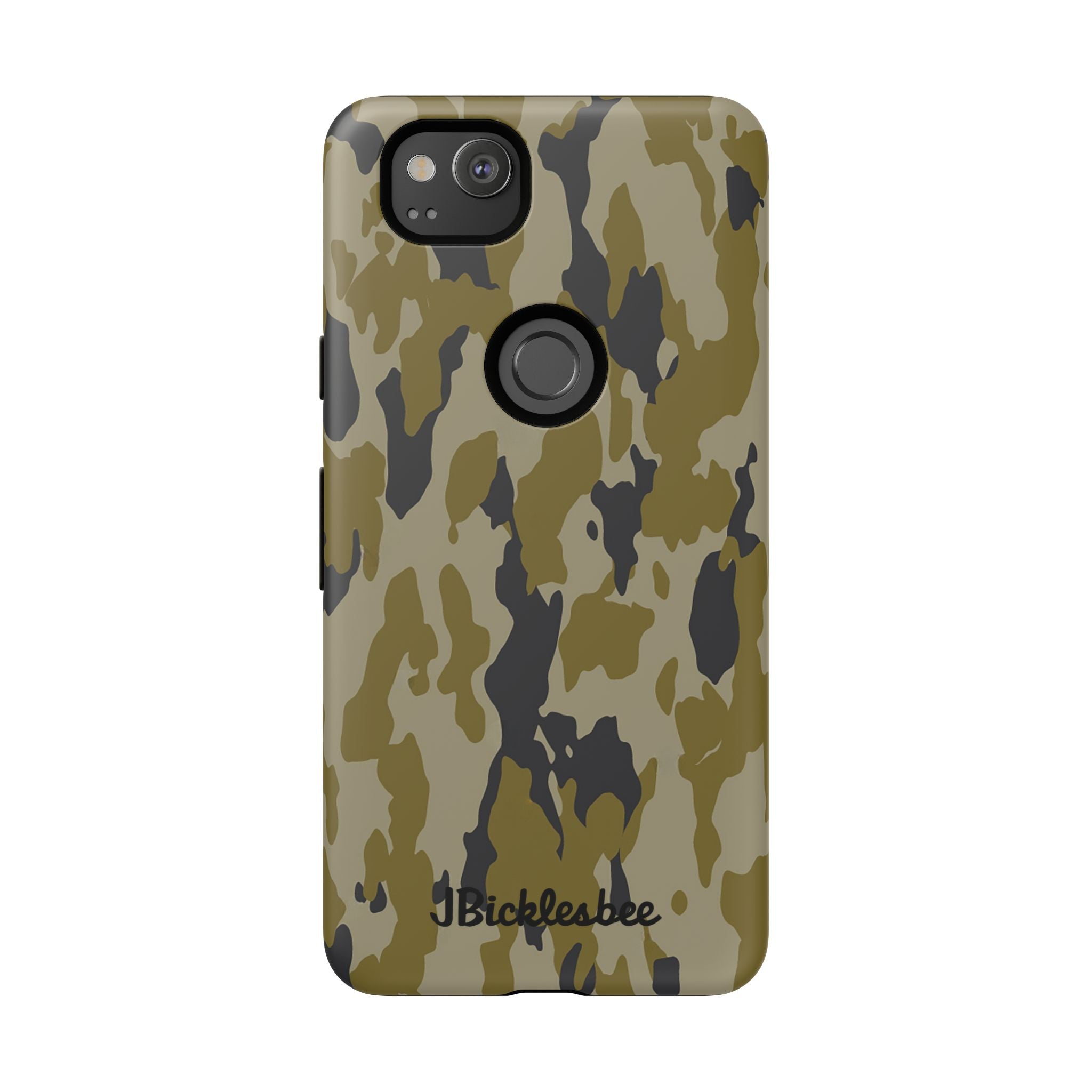 Retro Bark Camo Pixel Tough Case