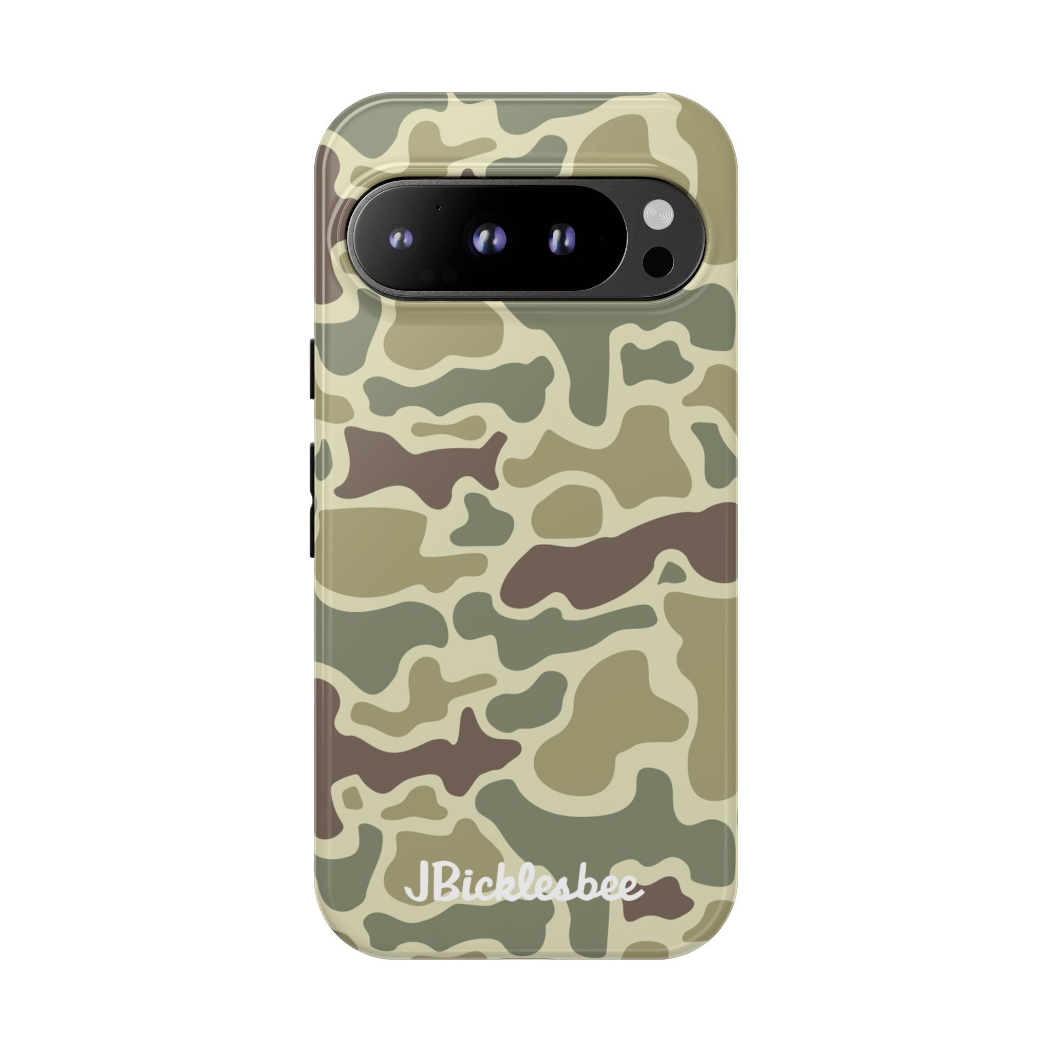 Retro Forest Duck Camo Pixel Tough Case