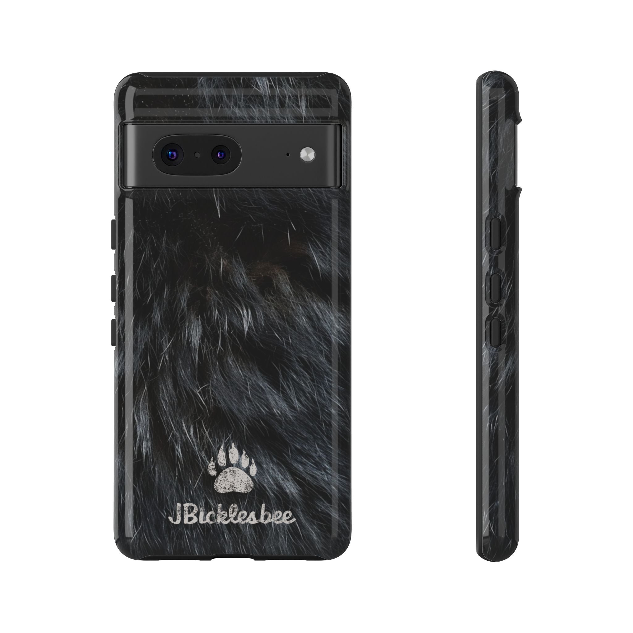 Black Bear Hunter Pixel Tough Case