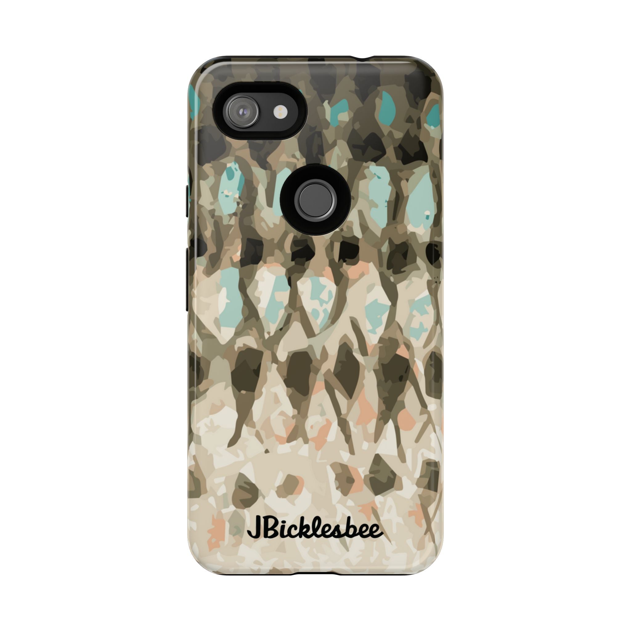 Striped Bass Rockfish Pattern Pixel Tough Case