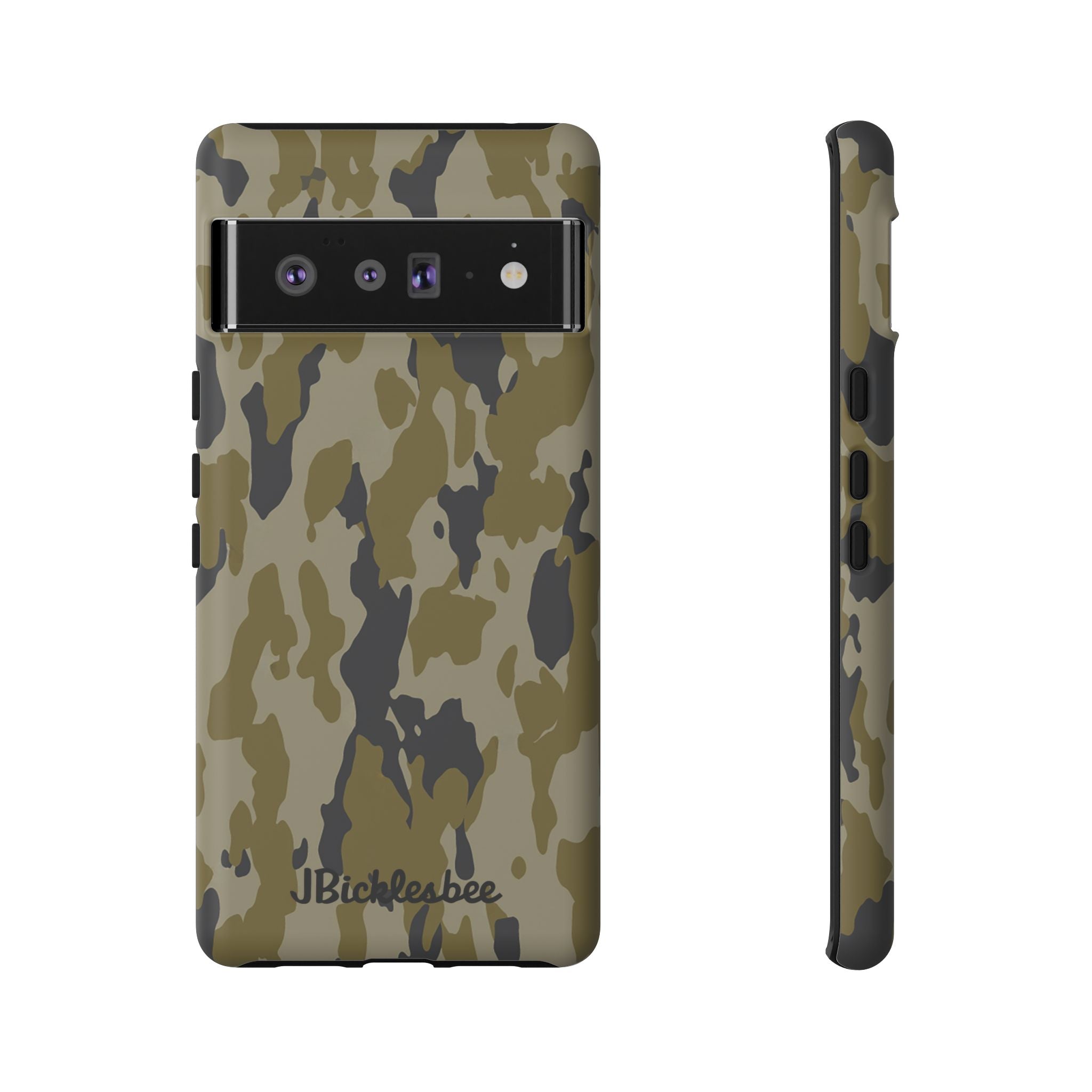 Retro Bark Camo Pixel Tough Case