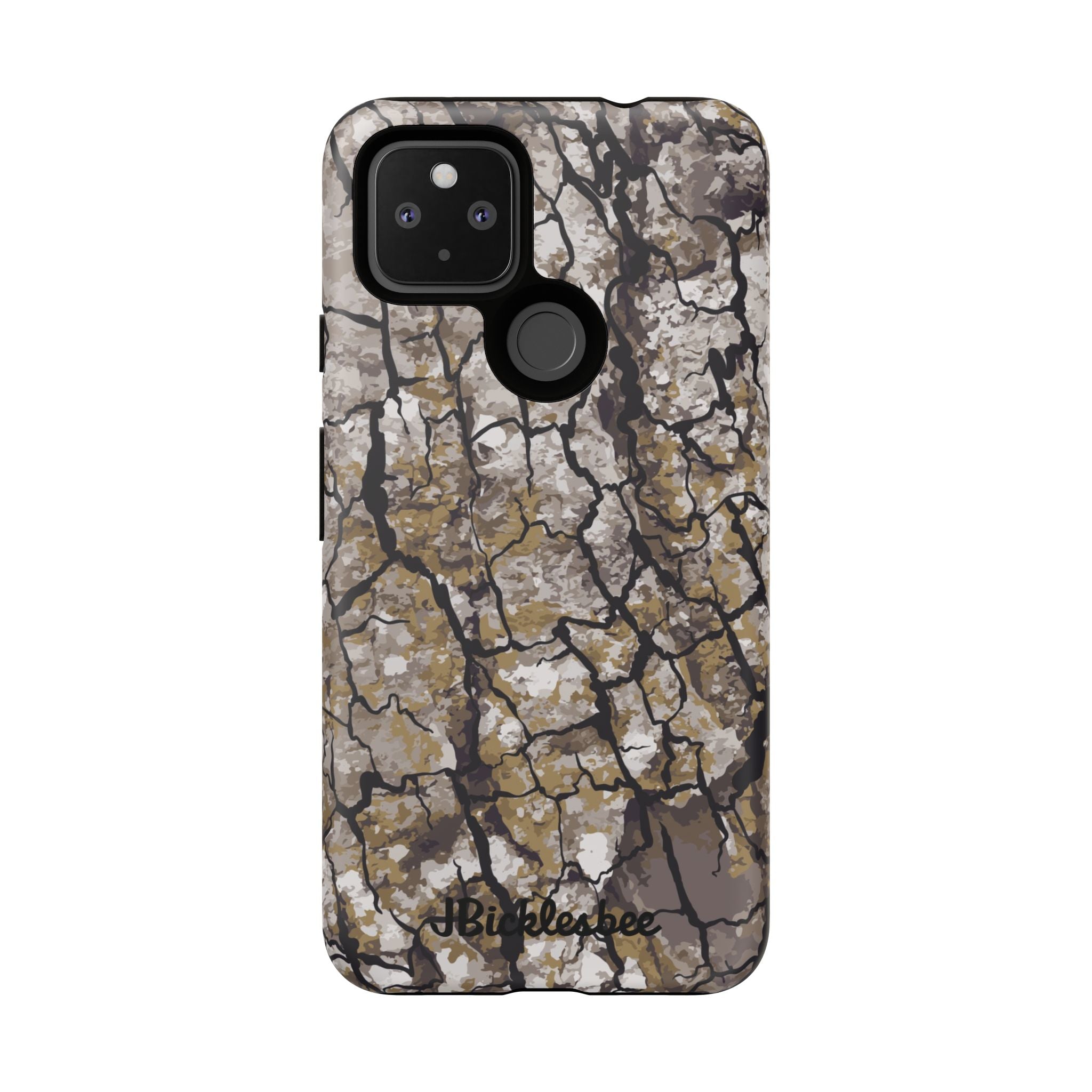 Alpha Tree Bark Camo Pixel Tough Case