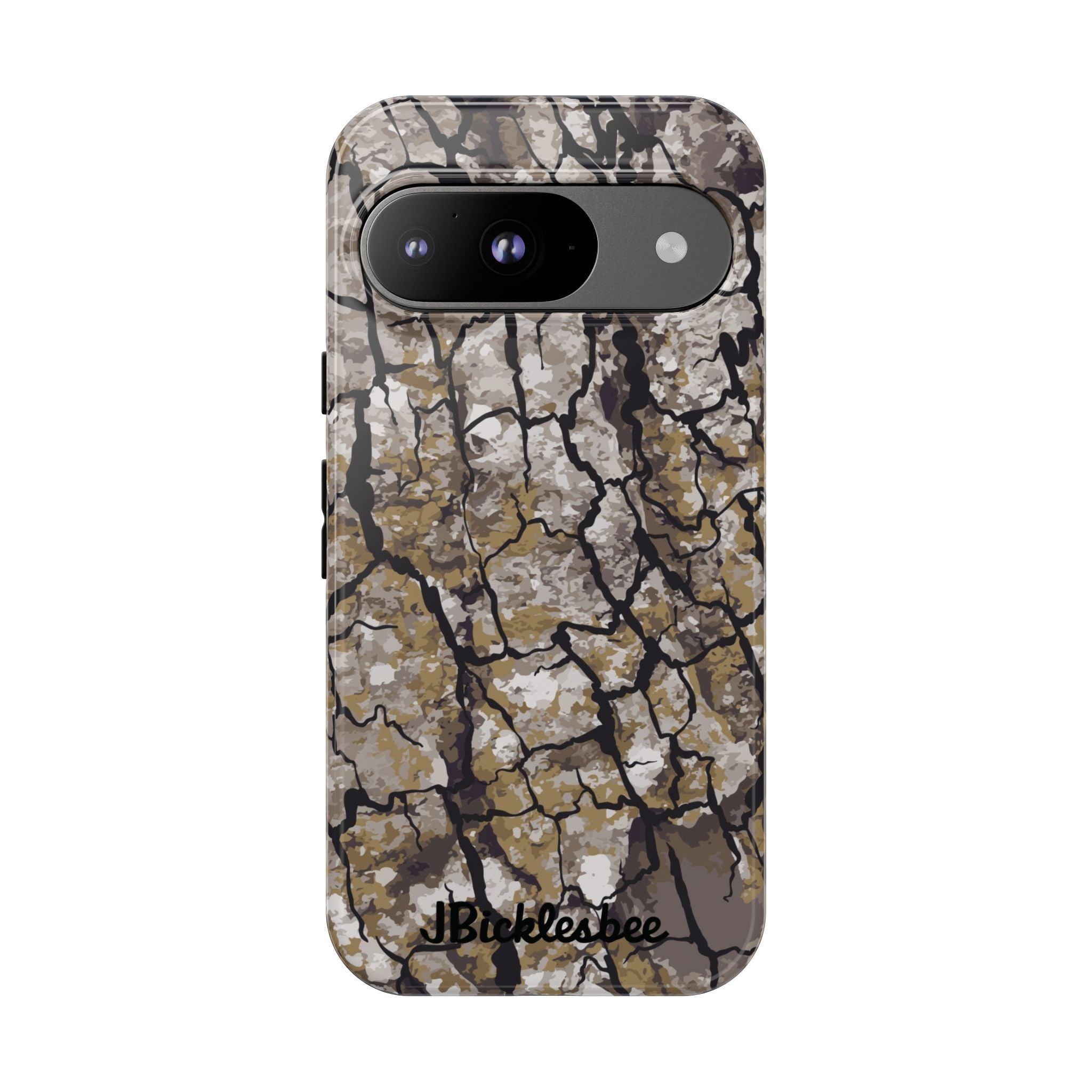 Alpha Tree Bark Camo Pixel Tough Case