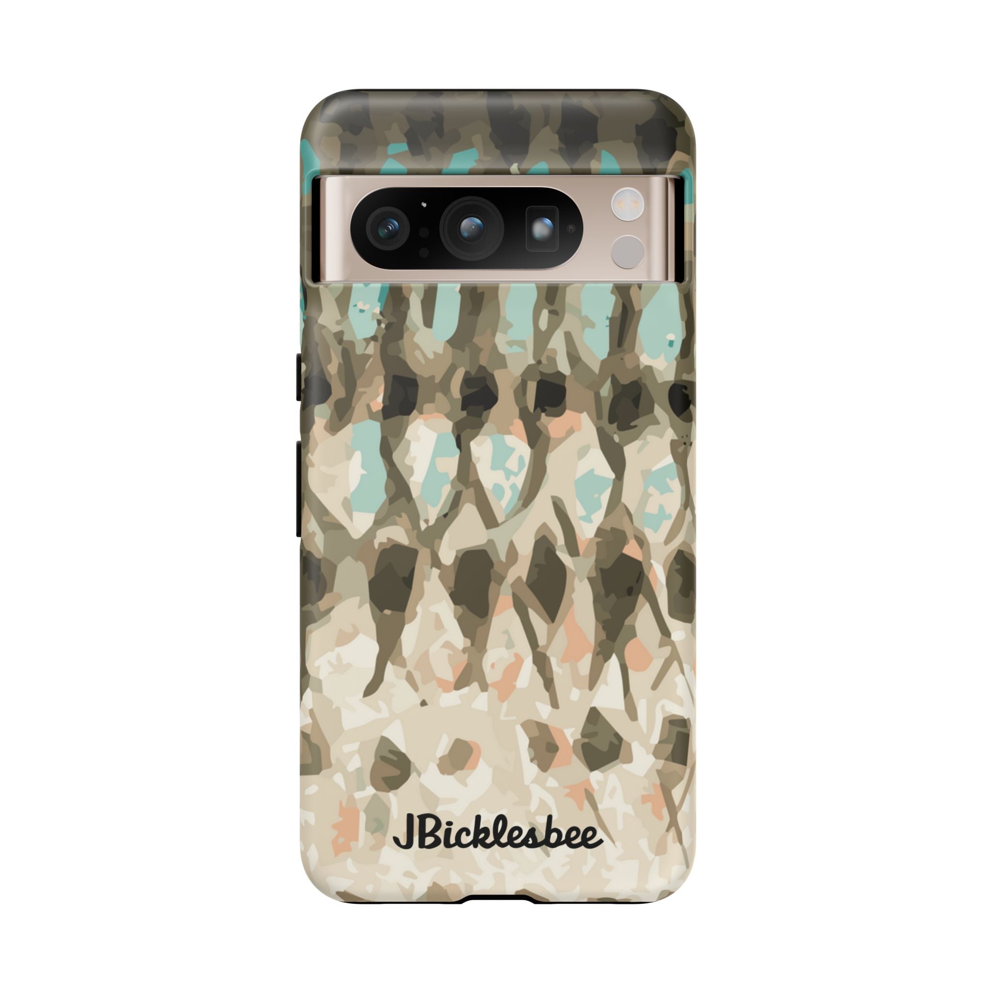 Striped Bass Rockfish Pattern Pixel Tough Case