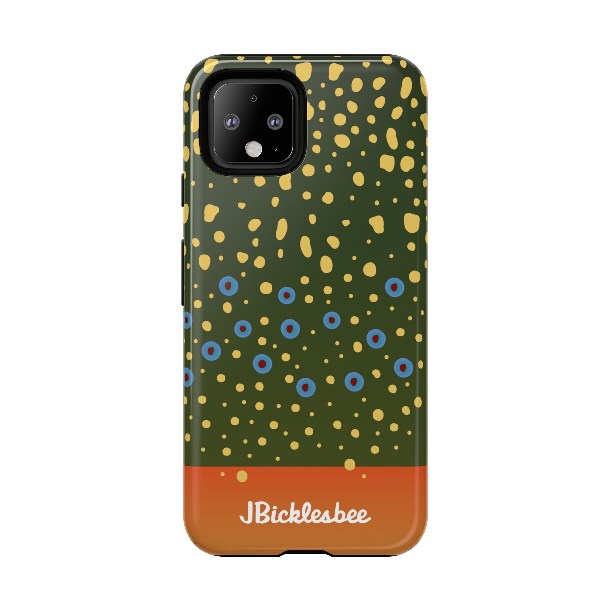 Brook Trout Pattern Pixel Tough Case