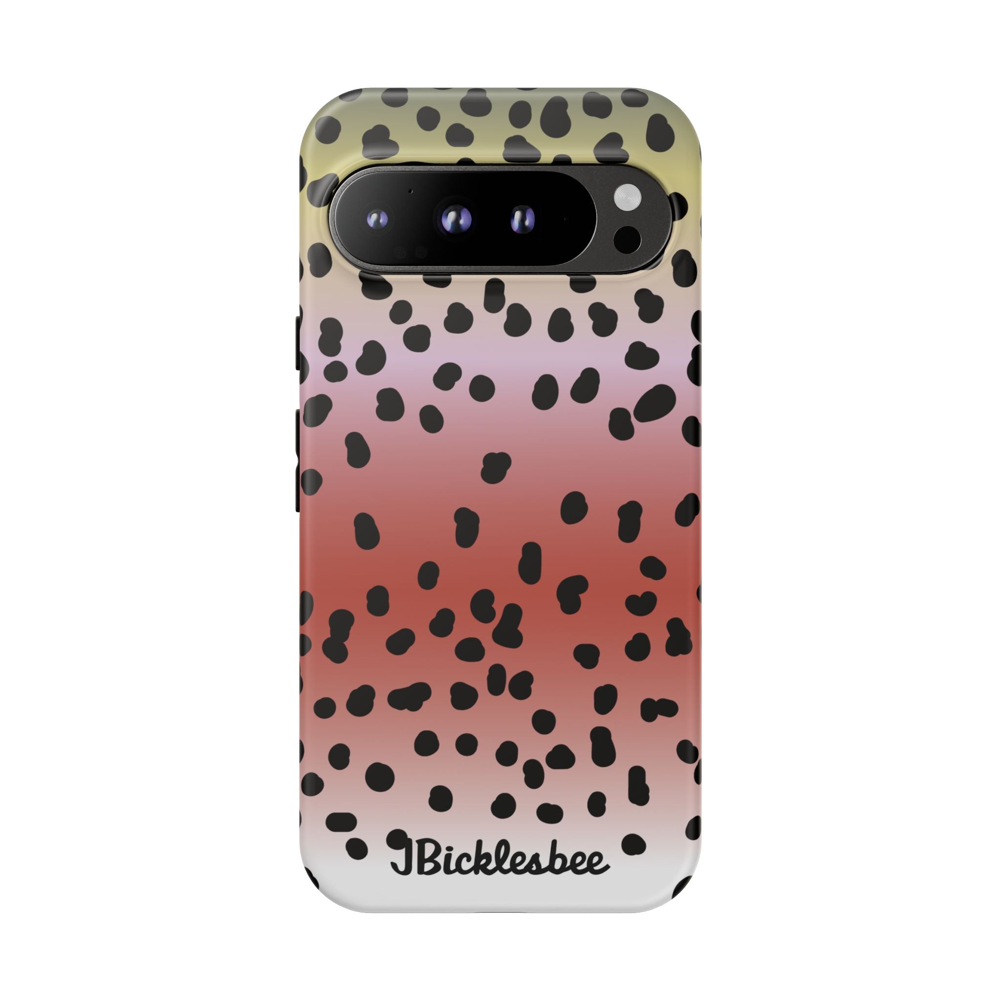 Rainbow Trout Pattern Pixel Tough Case