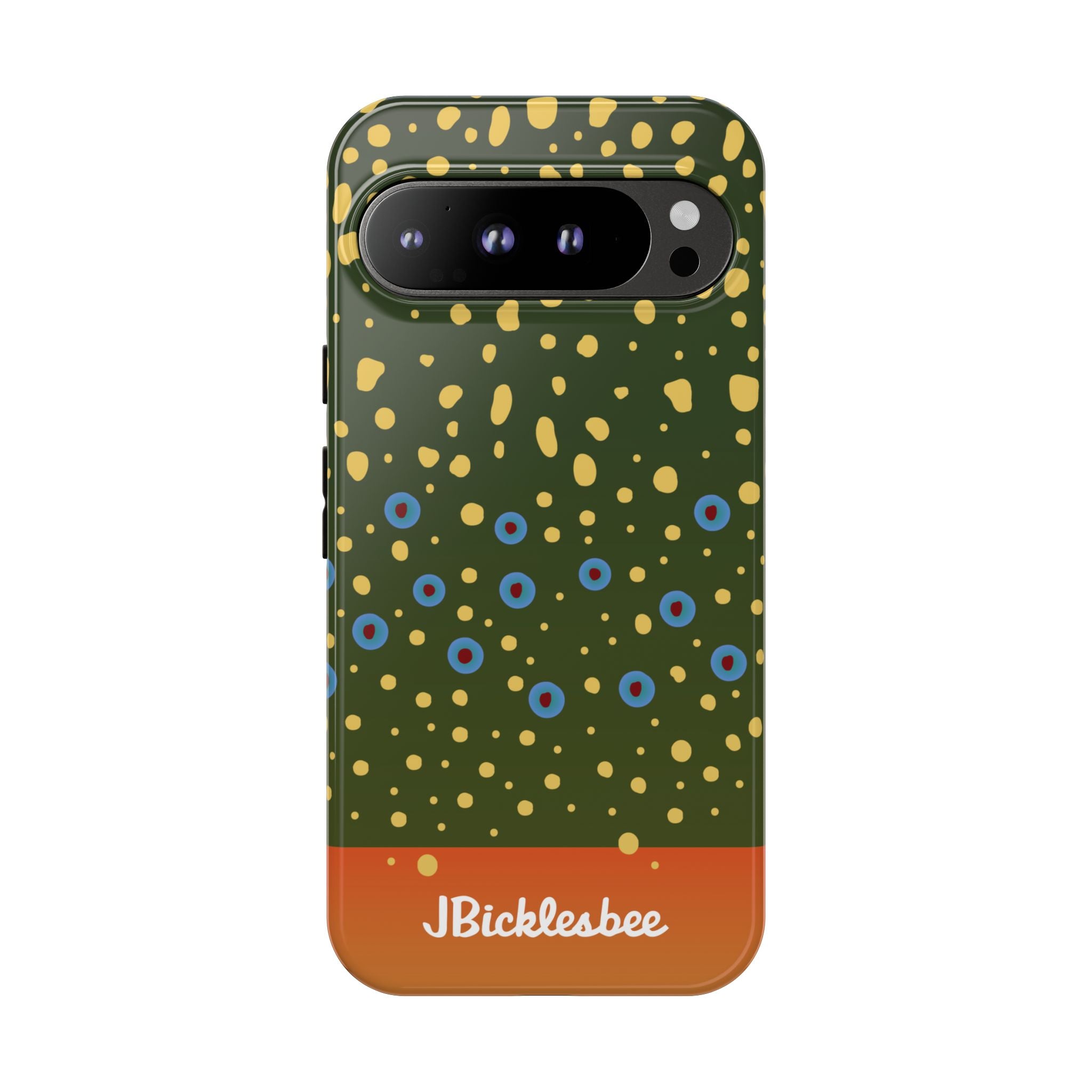 Brook Trout Pattern Pixel Tough Case