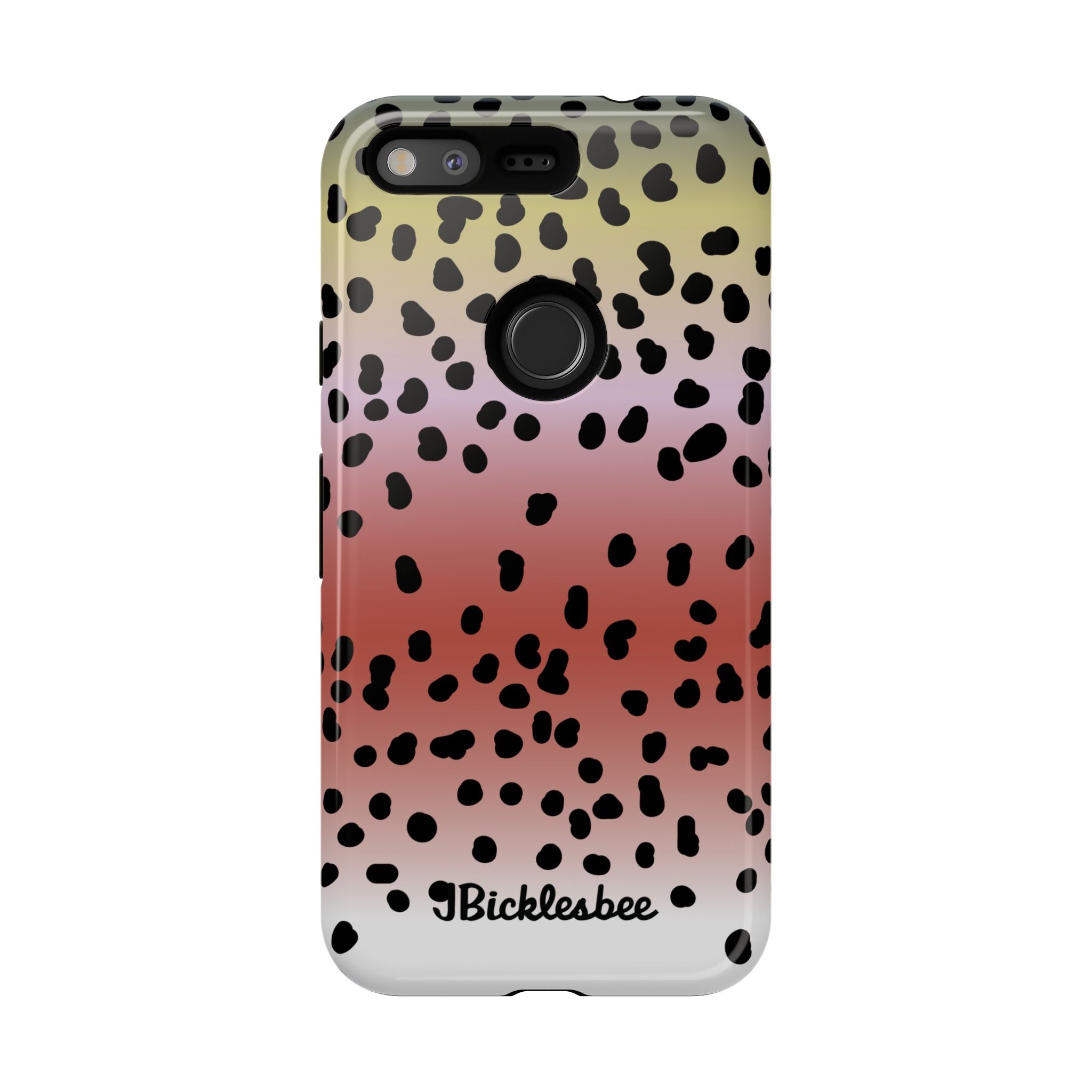 Rainbow Trout Pattern Pixel Tough Case