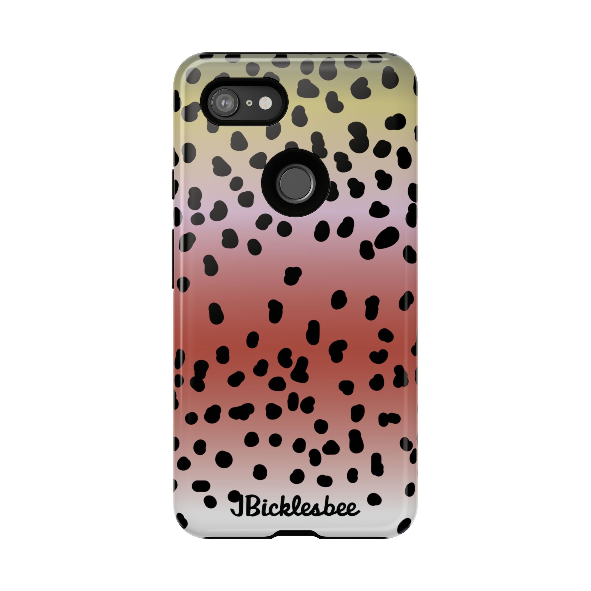 Rainbow Trout Pattern Pixel Tough Case