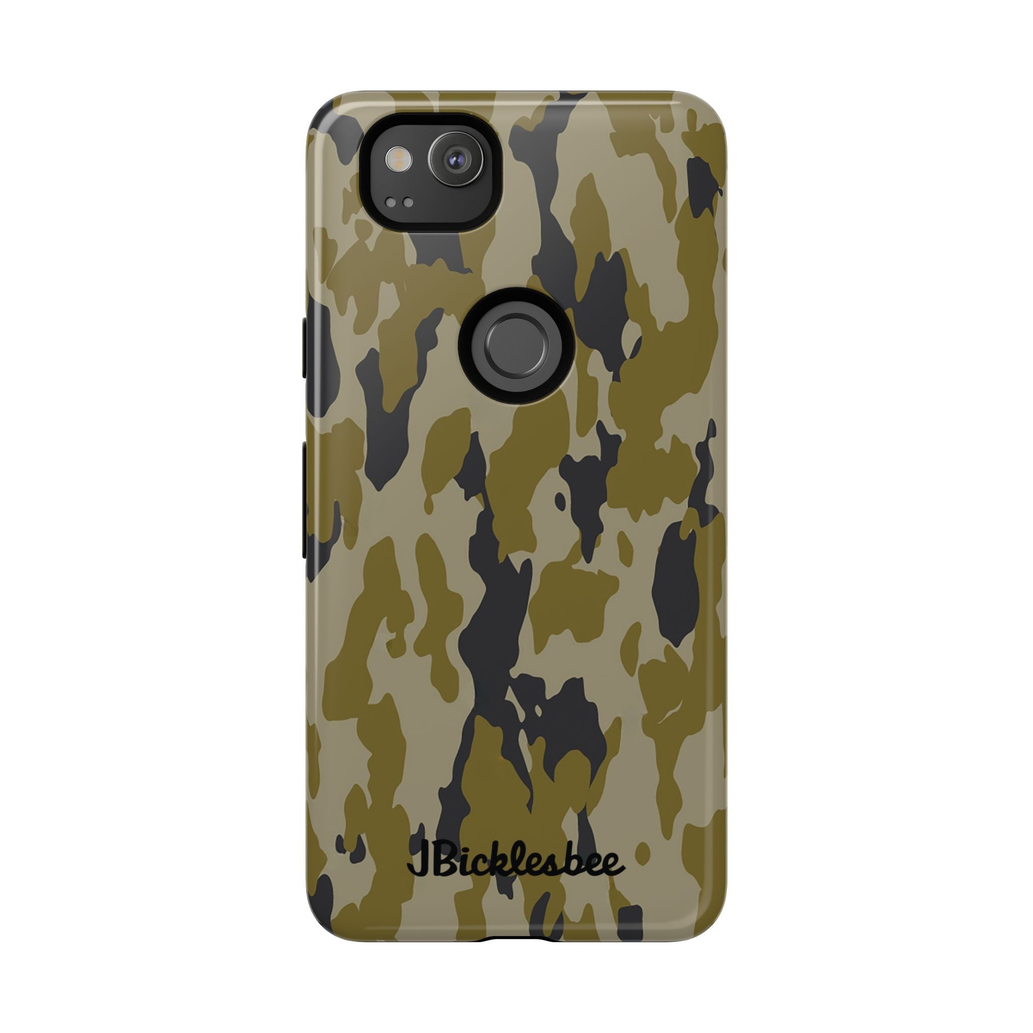 Retro Bark Camo Pixel Tough Case