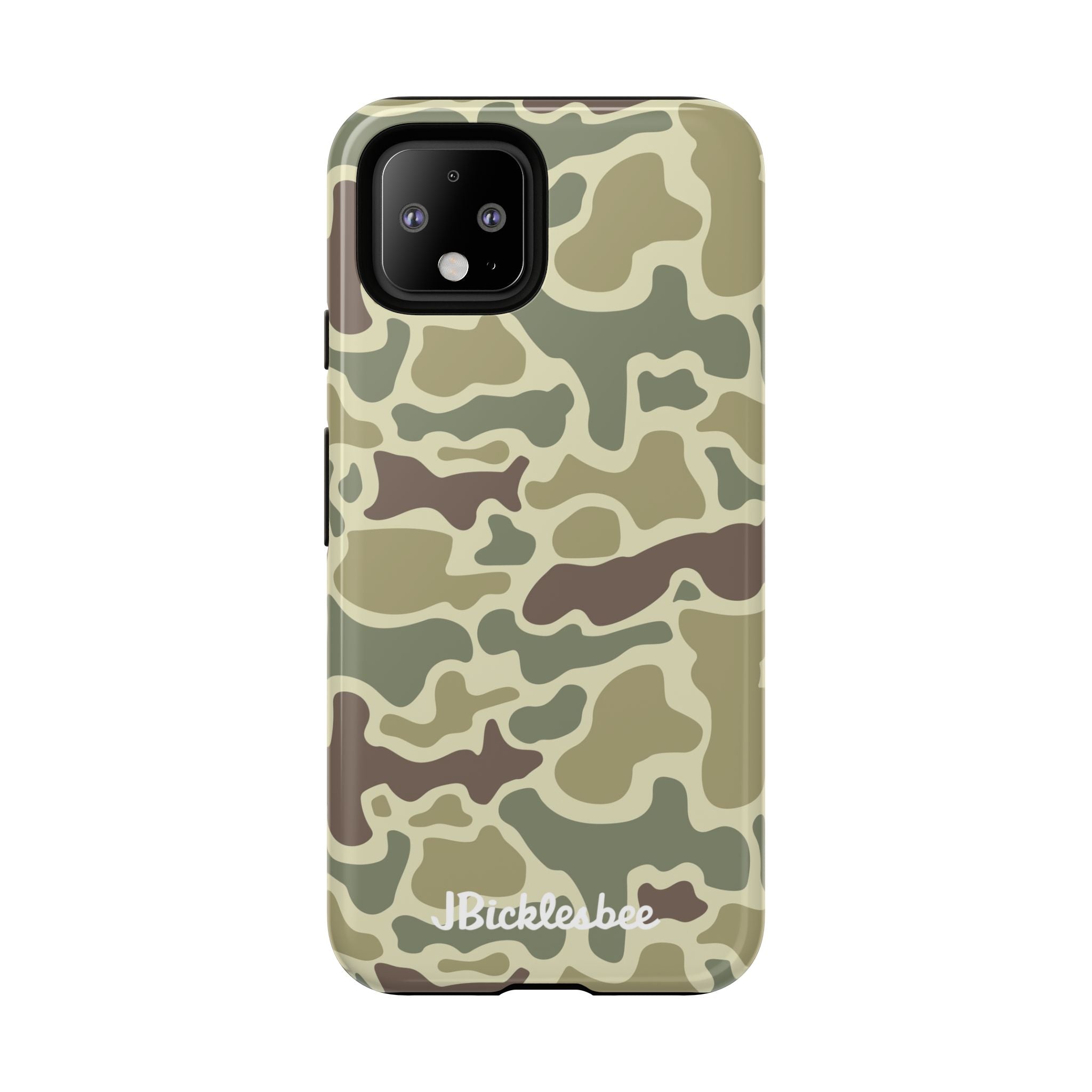 Retro Forest Duck Camo Pixel Tough Case