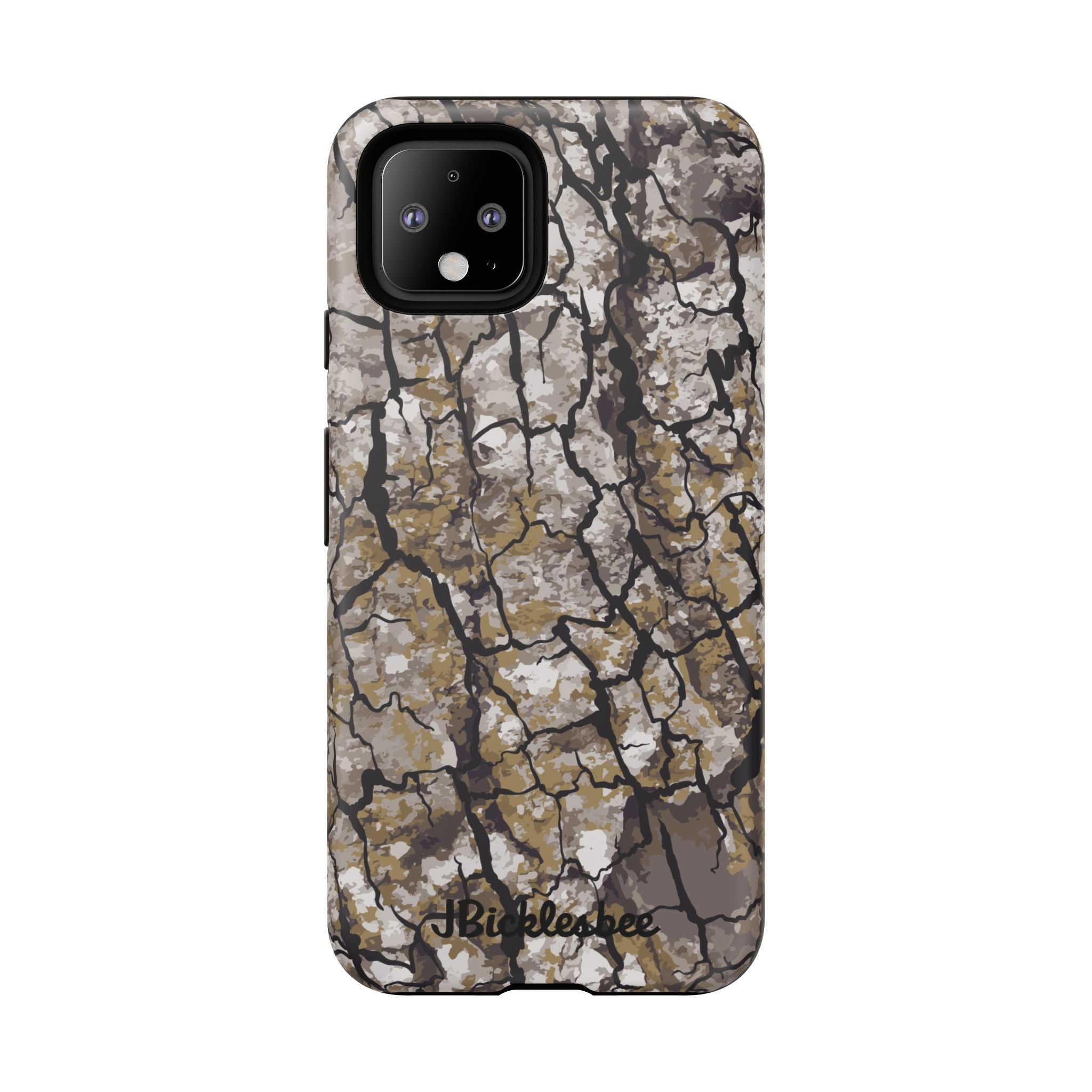 Alpha Tree Bark Camo Pixel Tough Case