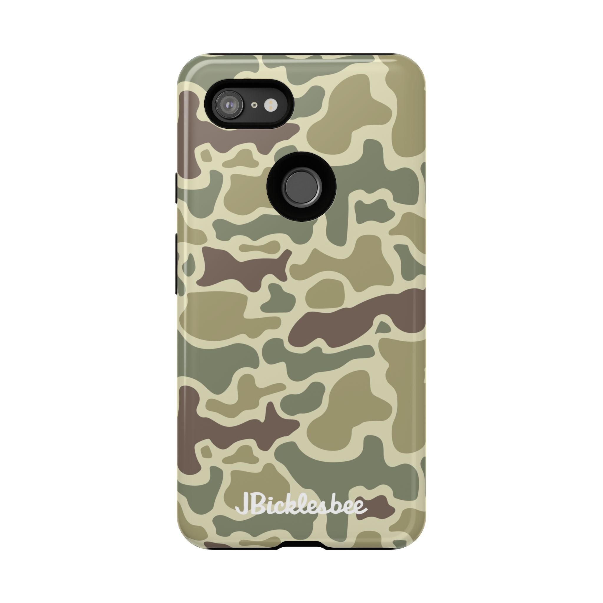 Retro Forest Duck Camo Pixel Tough Case