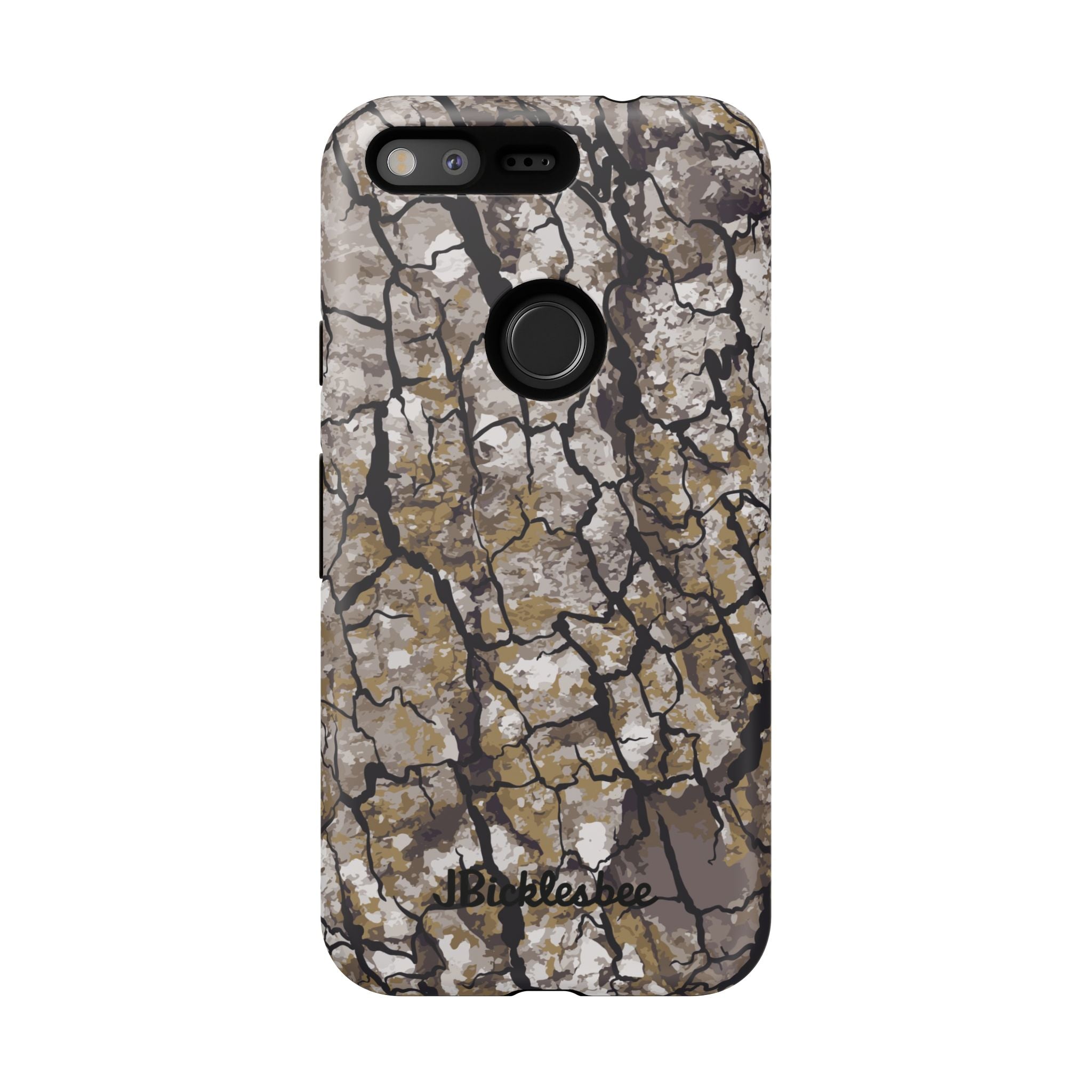 Alpha Tree Bark Camo Pixel Tough Case