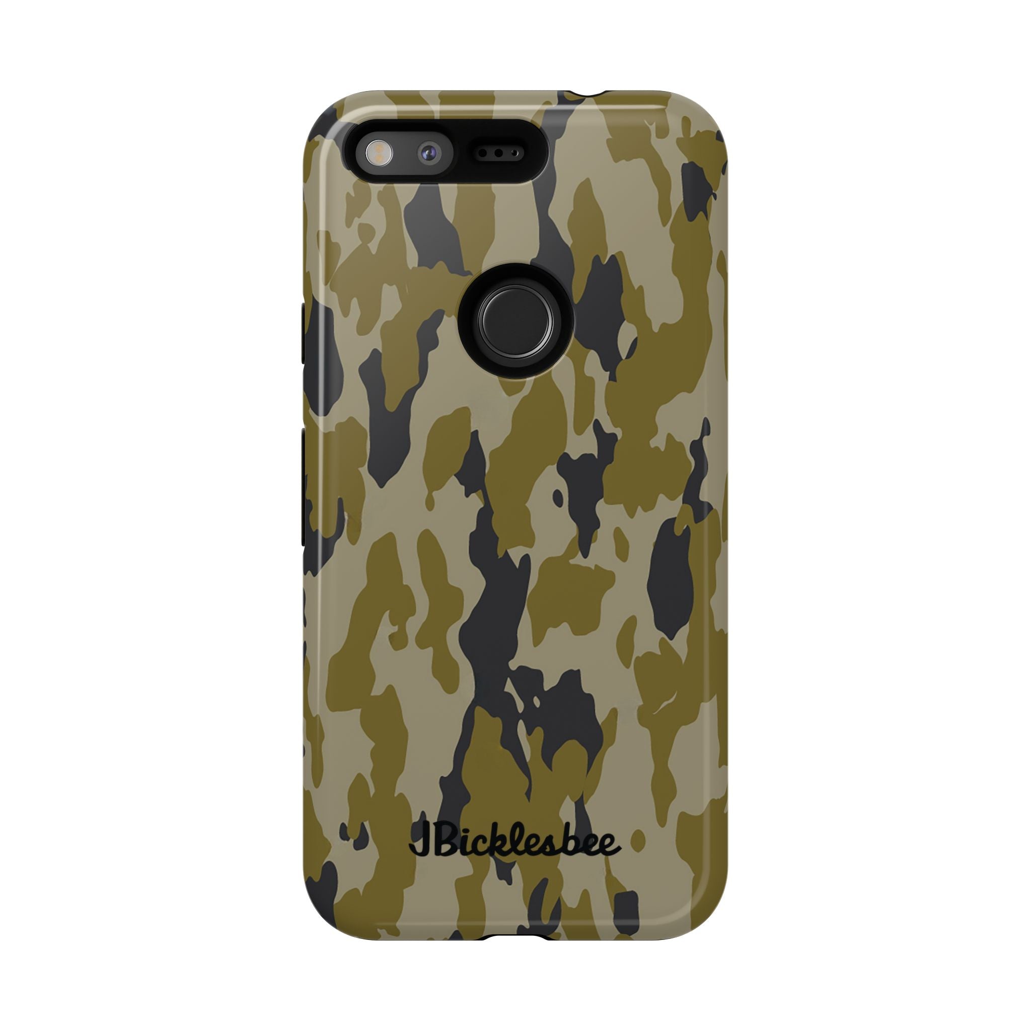 Retro Bark Camo Pixel Tough Case