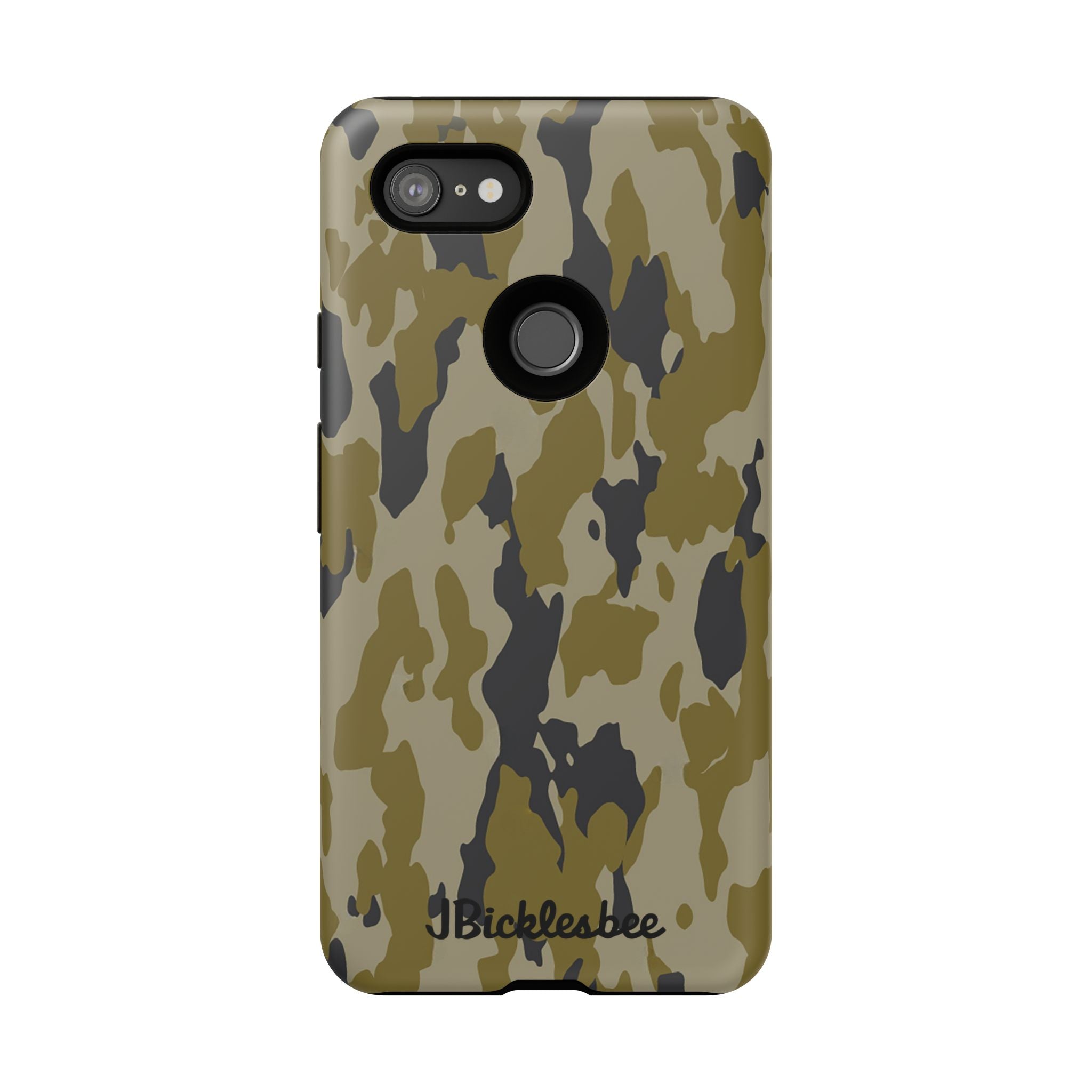 Retro Bark Camo Pixel Tough Case