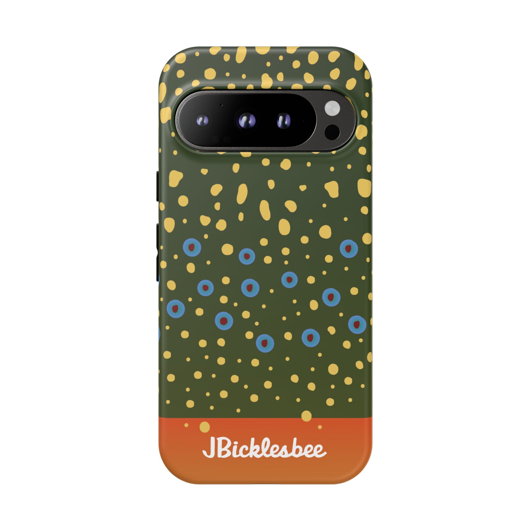 Brook Trout Pattern Pixel Tough Case