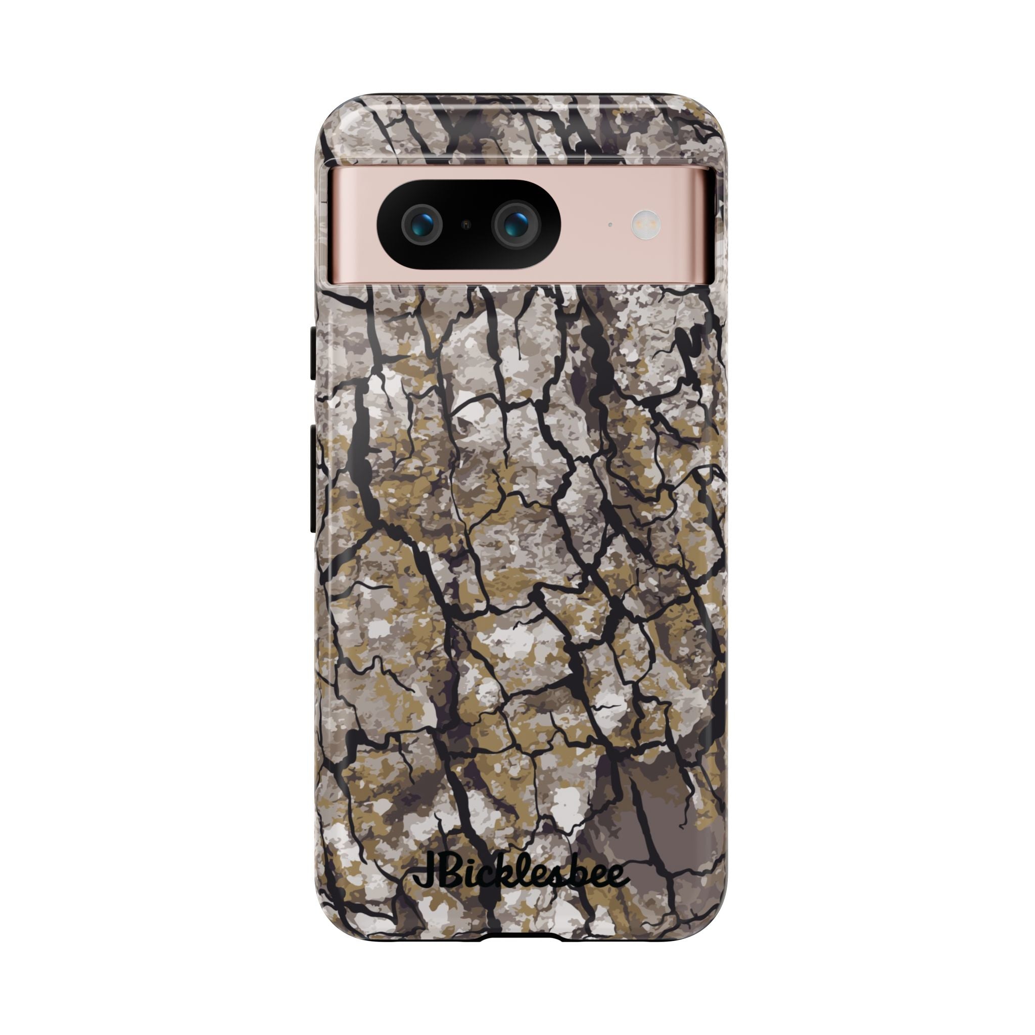 Alpha Tree Bark Camo Pixel Tough Case