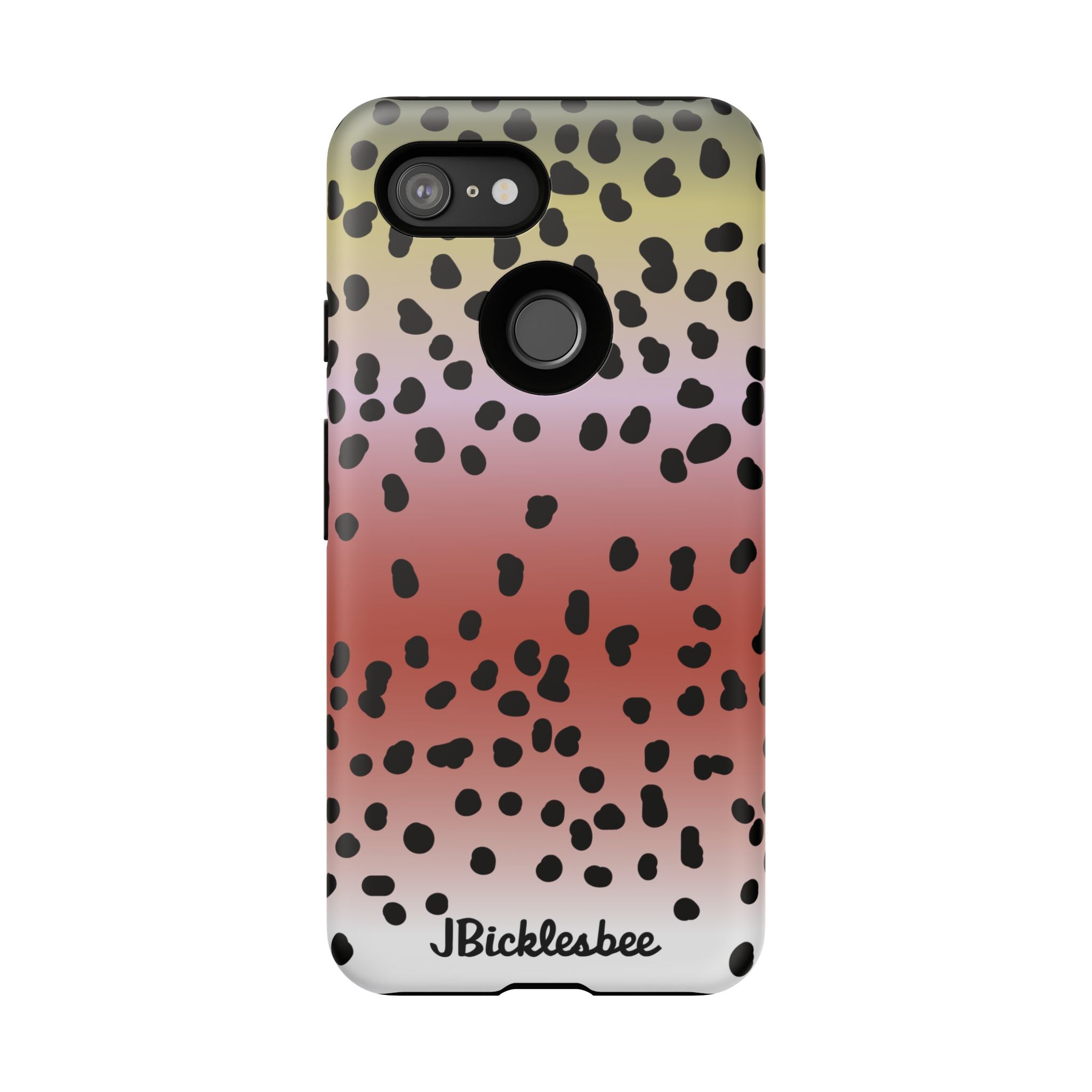 Rainbow Trout Pattern Pixel Tough Case