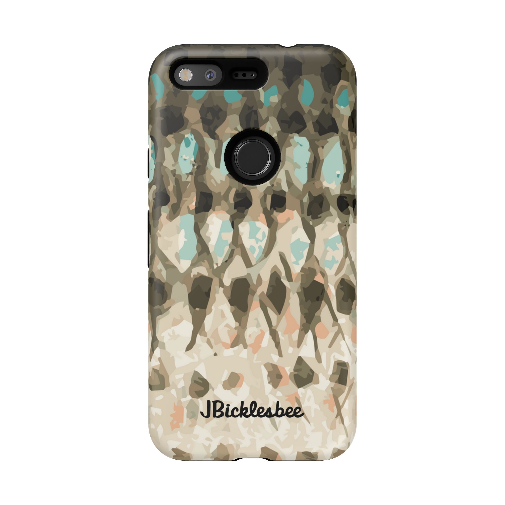 Striped Bass Rockfish Pattern Pixel Tough Case