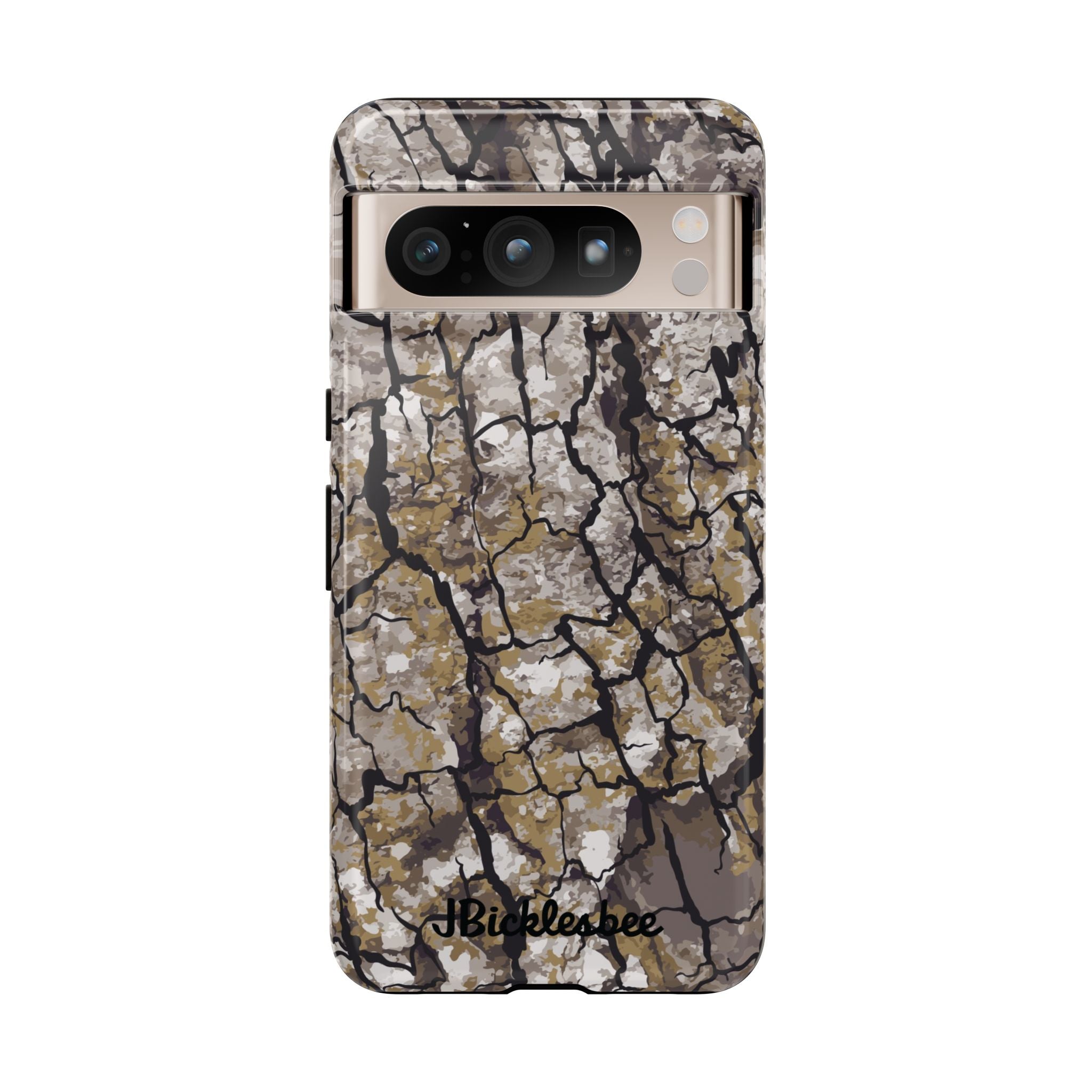 Alpha Tree Bark Camo Pixel Tough Case