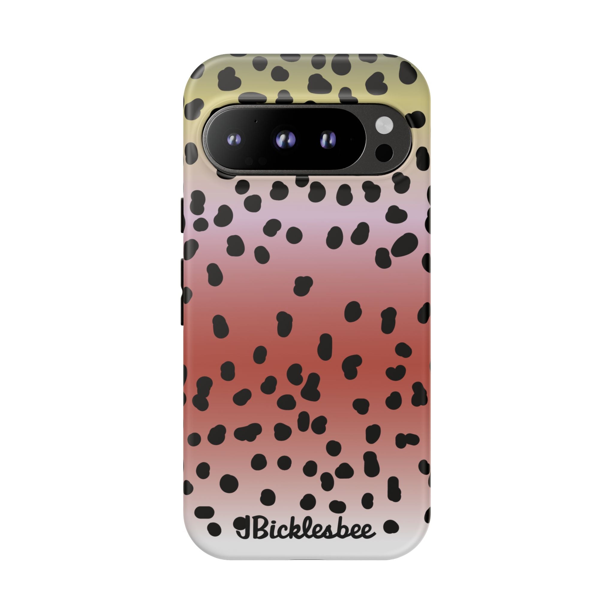 Rainbow Trout Pattern Pixel Tough Case