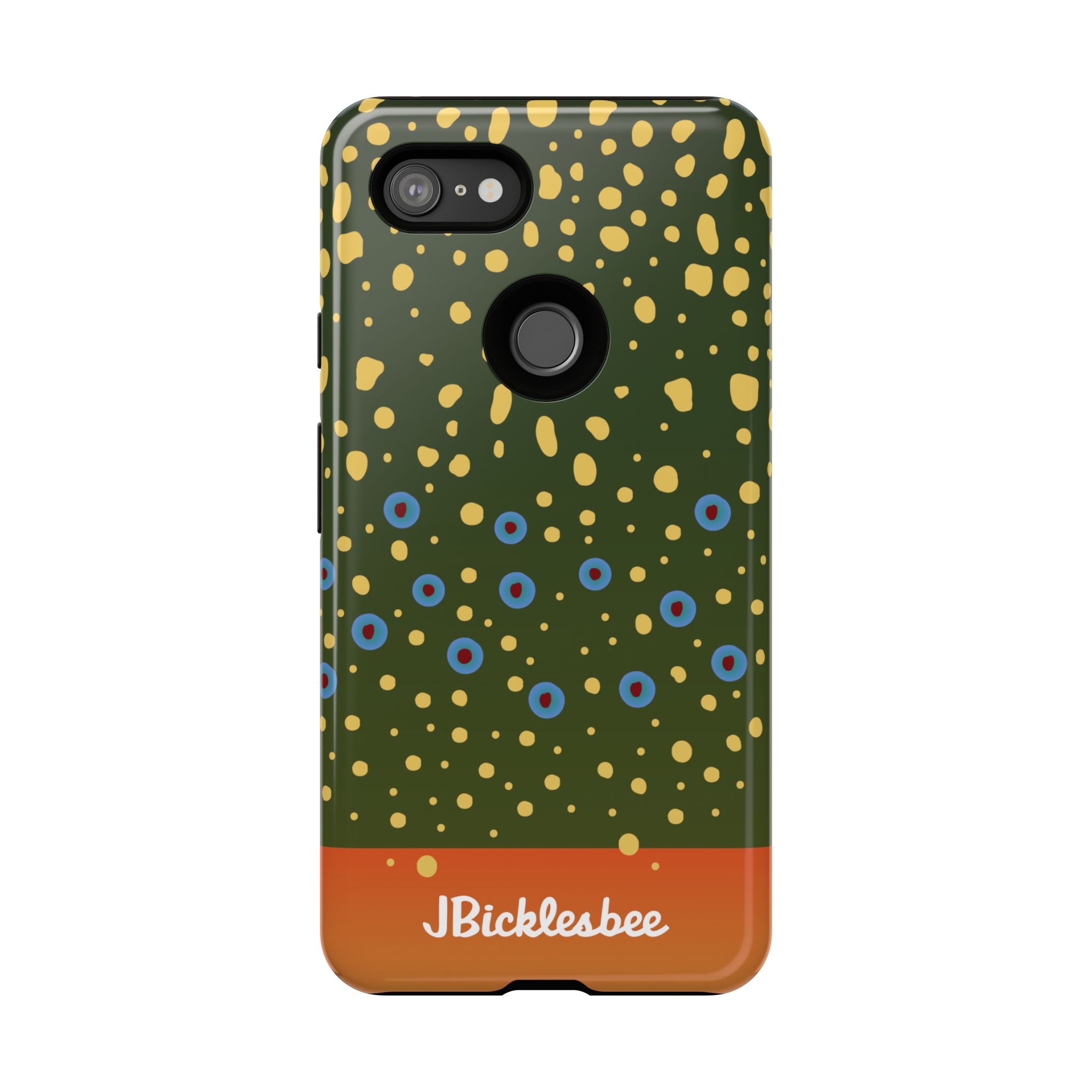 Brook Trout Pattern Pixel Tough Case