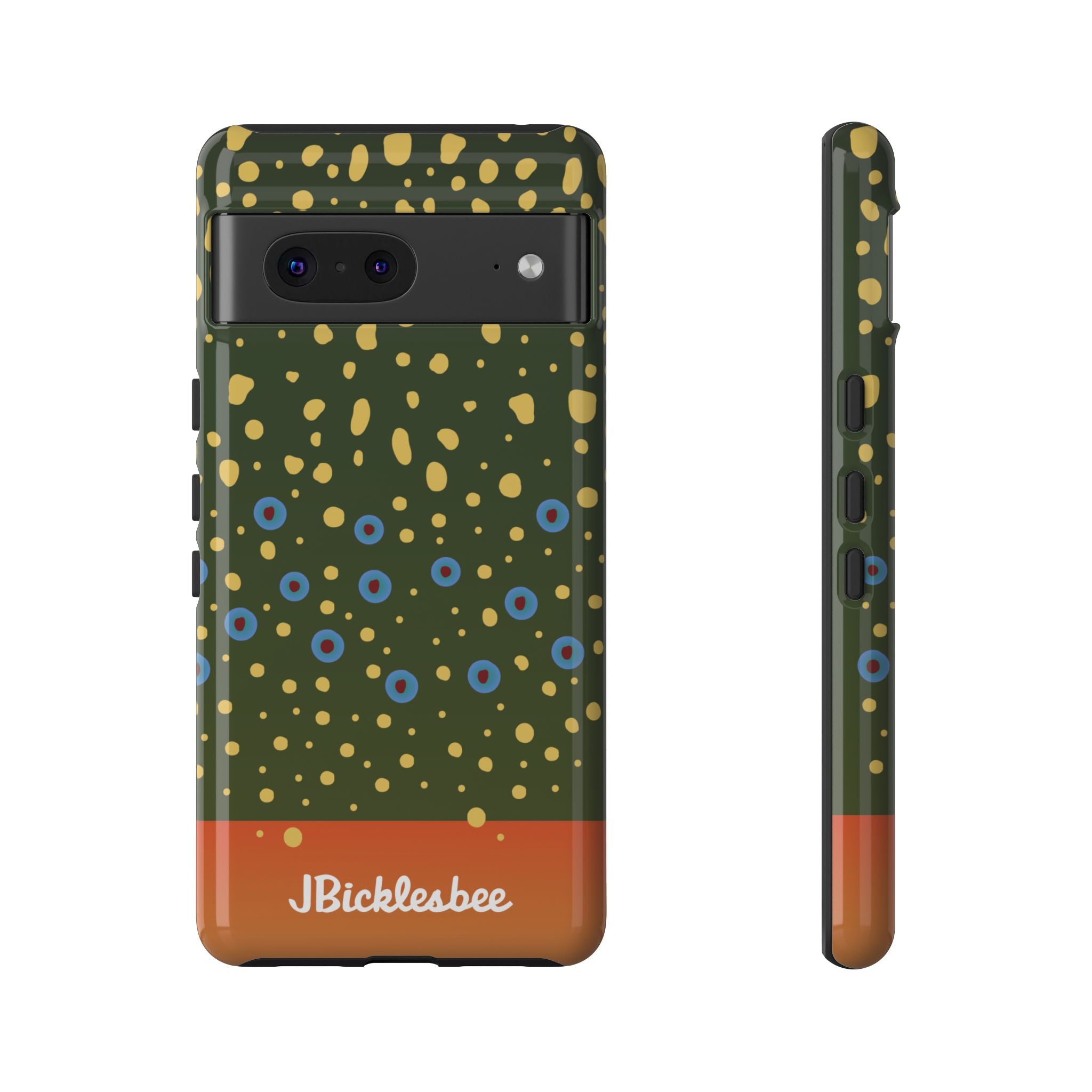 Brook Trout Pattern Pixel Tough Case