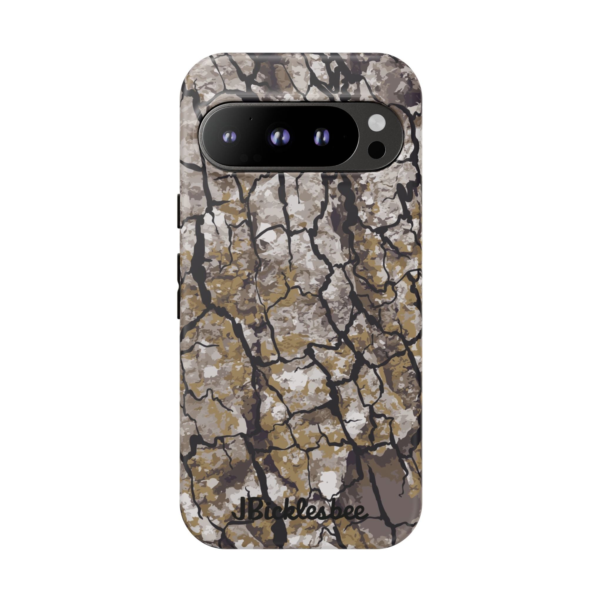 Alpha Tree Bark Camo Pixel Tough Case