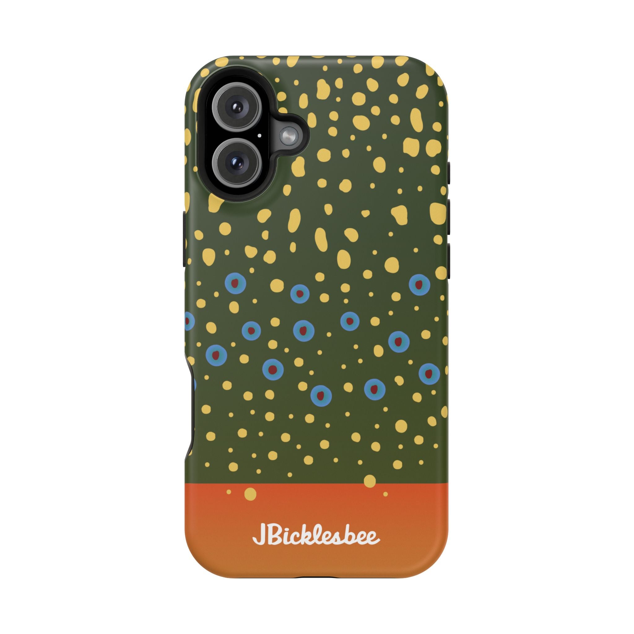 Brook Trout Pattern MagSafe iPhone Case