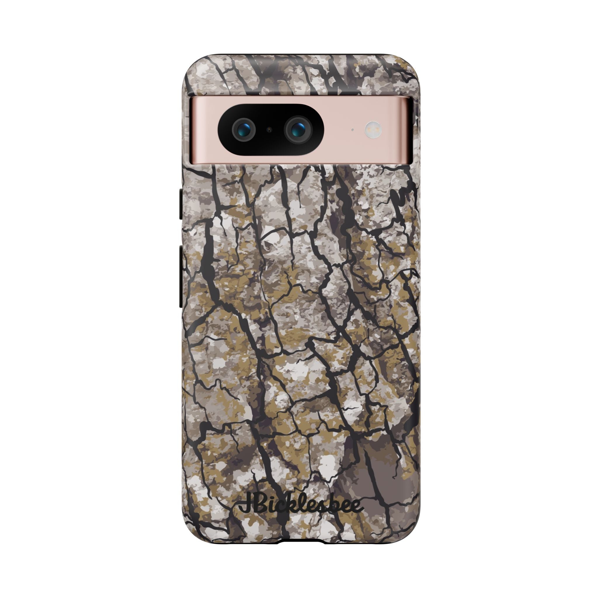 Alpha Tree Bark Camo Pixel Tough Case