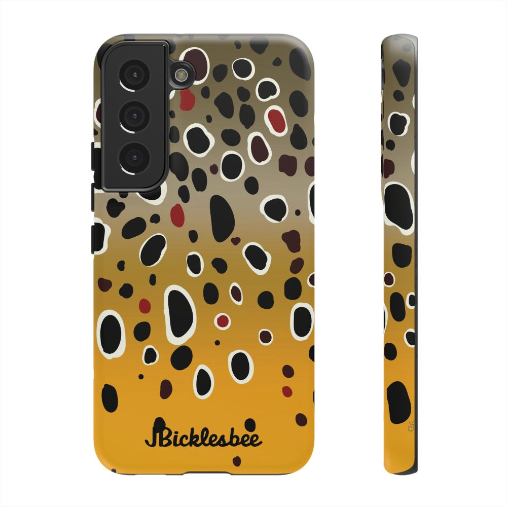 Brown Trout Pattern Samsung Tough Case JBicklesbee