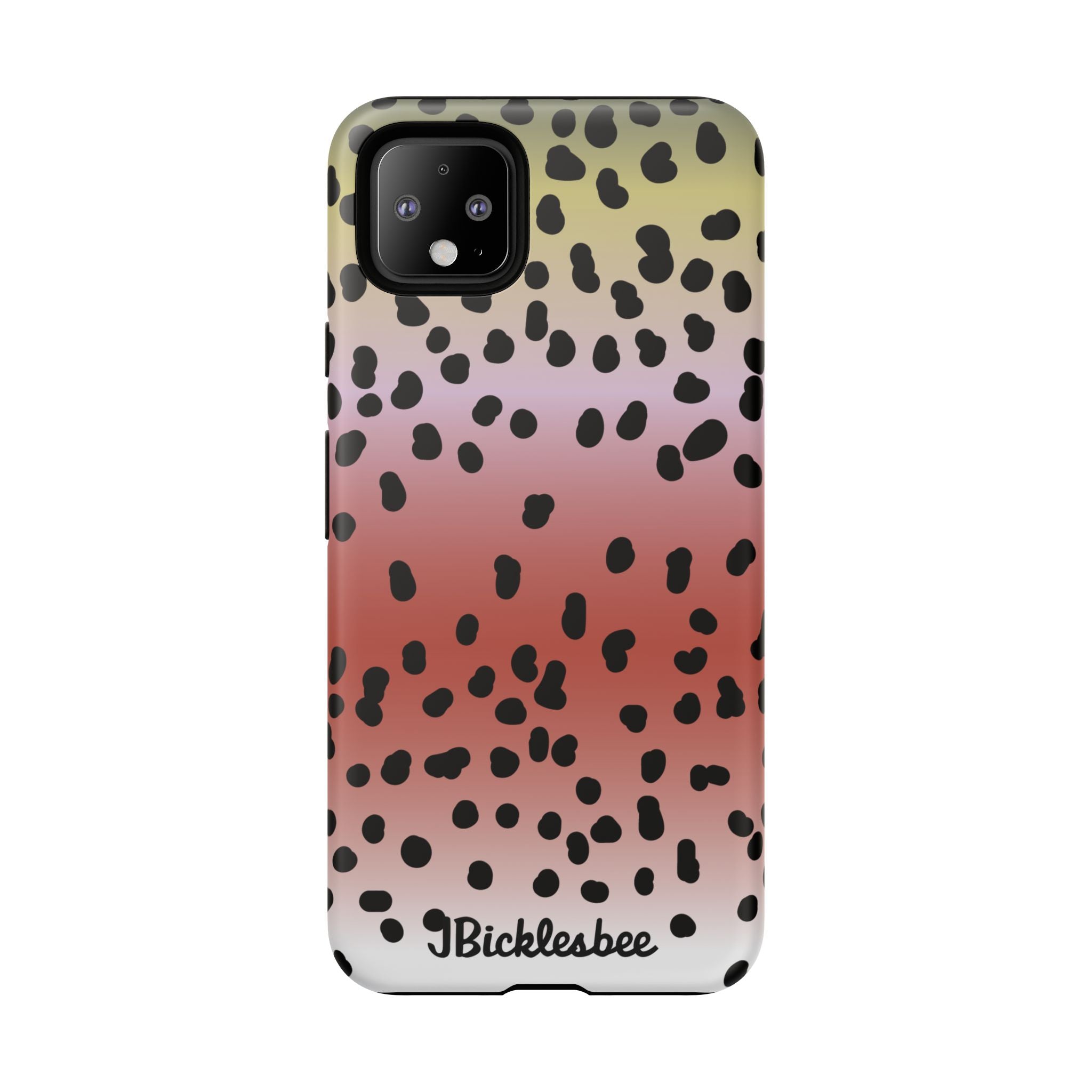 Rainbow Trout Pattern Pixel Tough Case