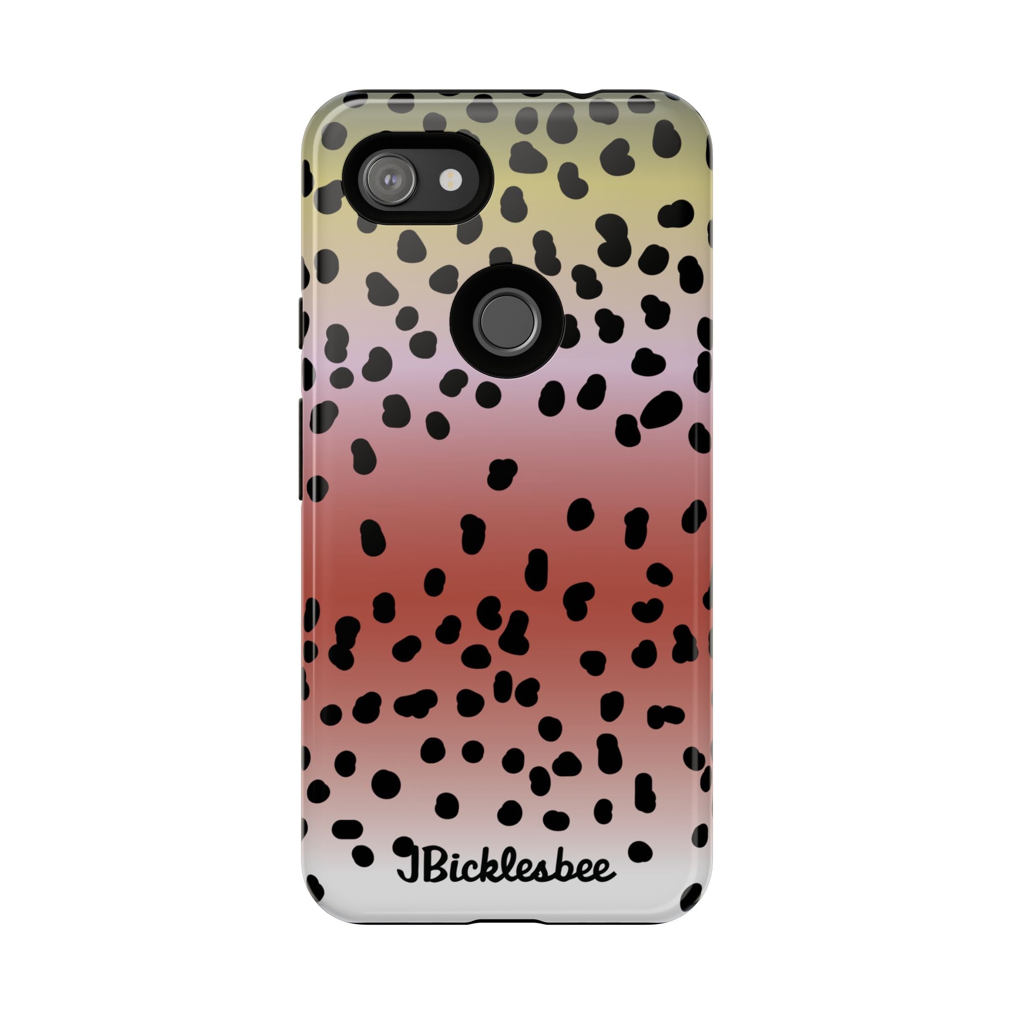 Rainbow Trout Pattern Pixel Tough Case