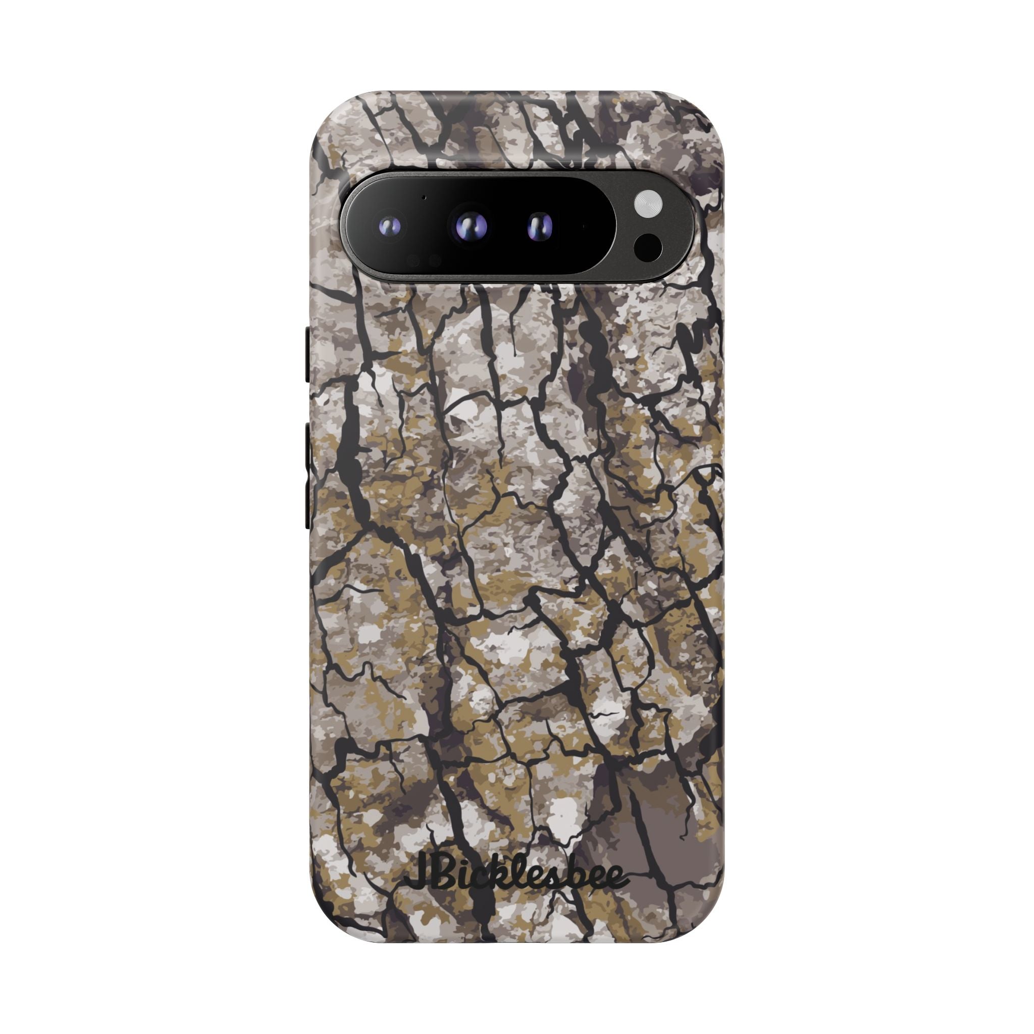 Alpha Tree Bark Camo Pixel Tough Case