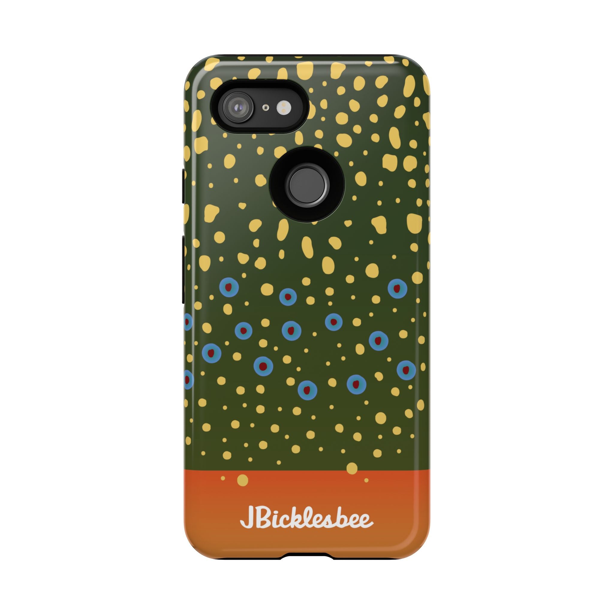 Brook Trout Pattern Pixel Tough Case