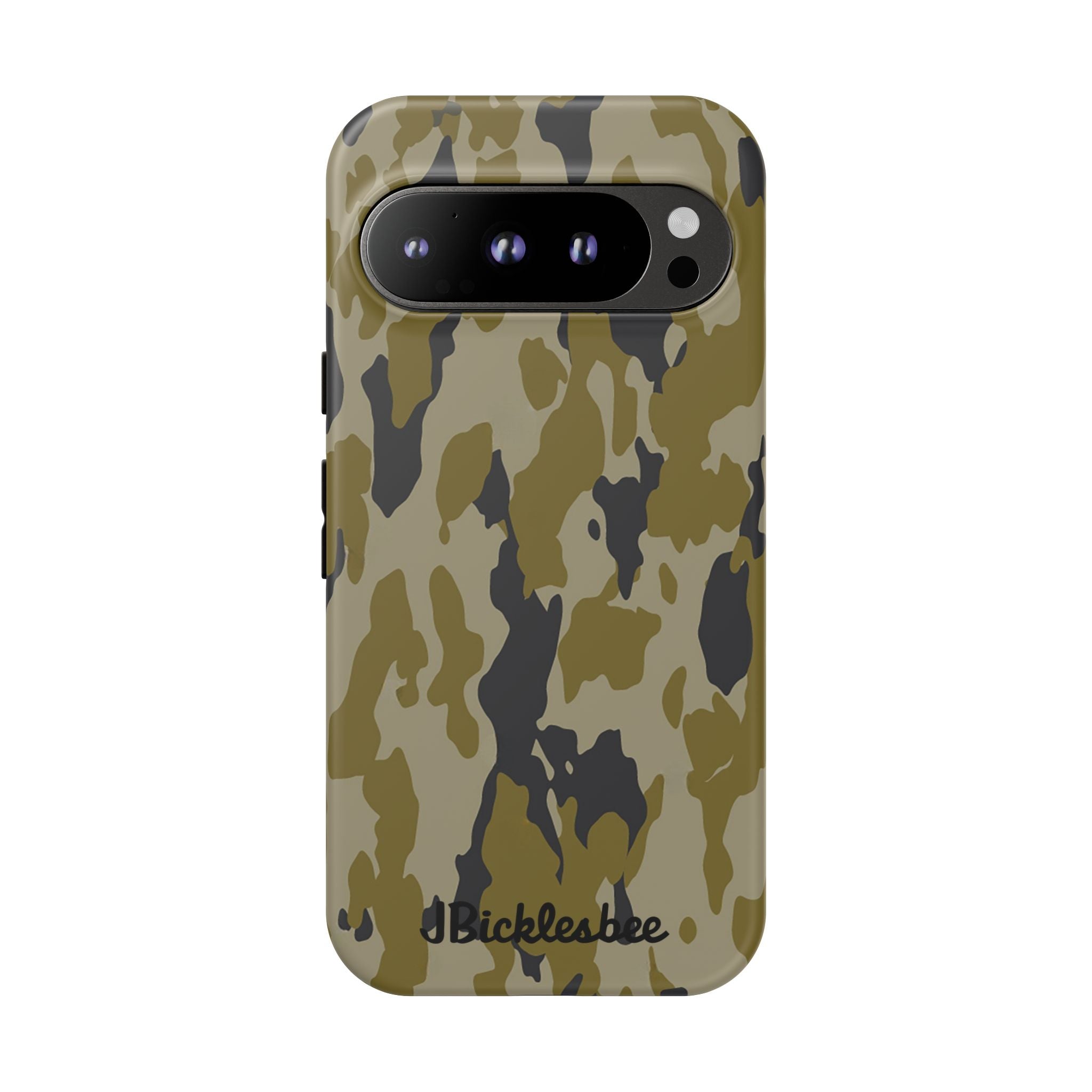 Retro Bark Camo Pixel Tough Case