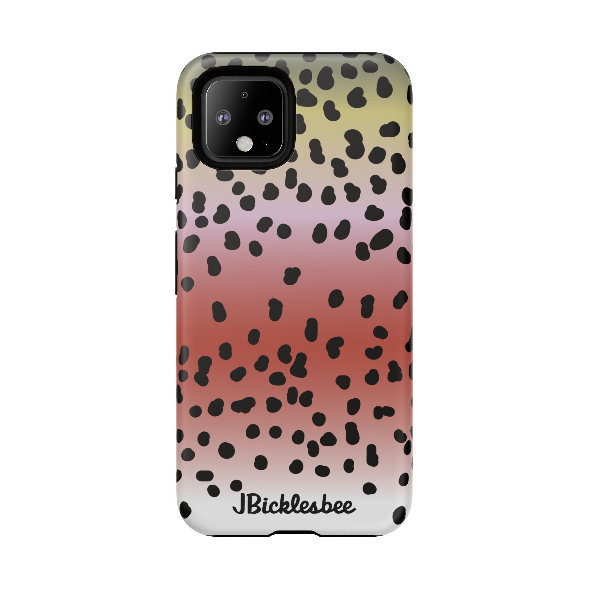 Rainbow Trout Pattern Pixel Tough Case