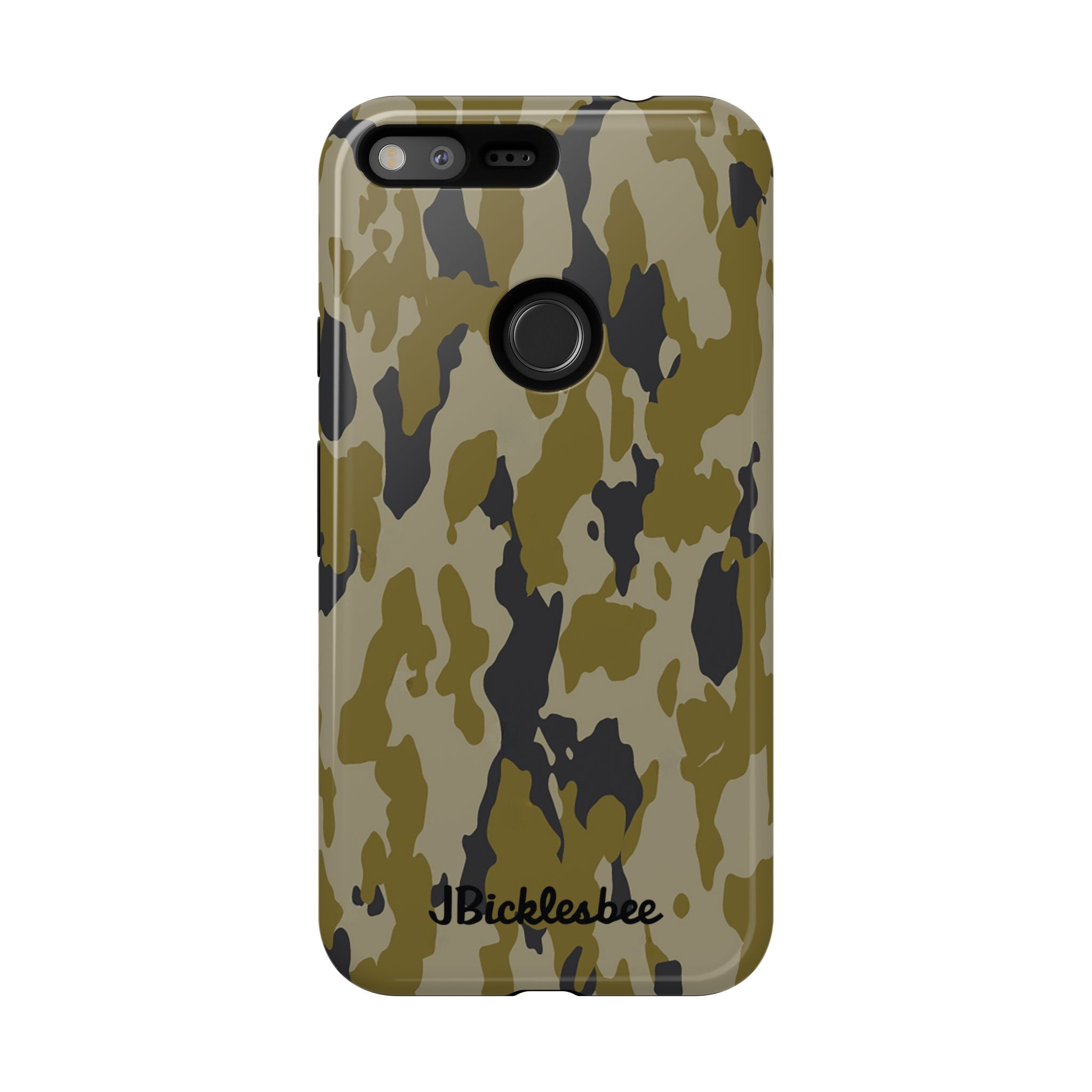 Retro Bark Camo Pixel Tough Case