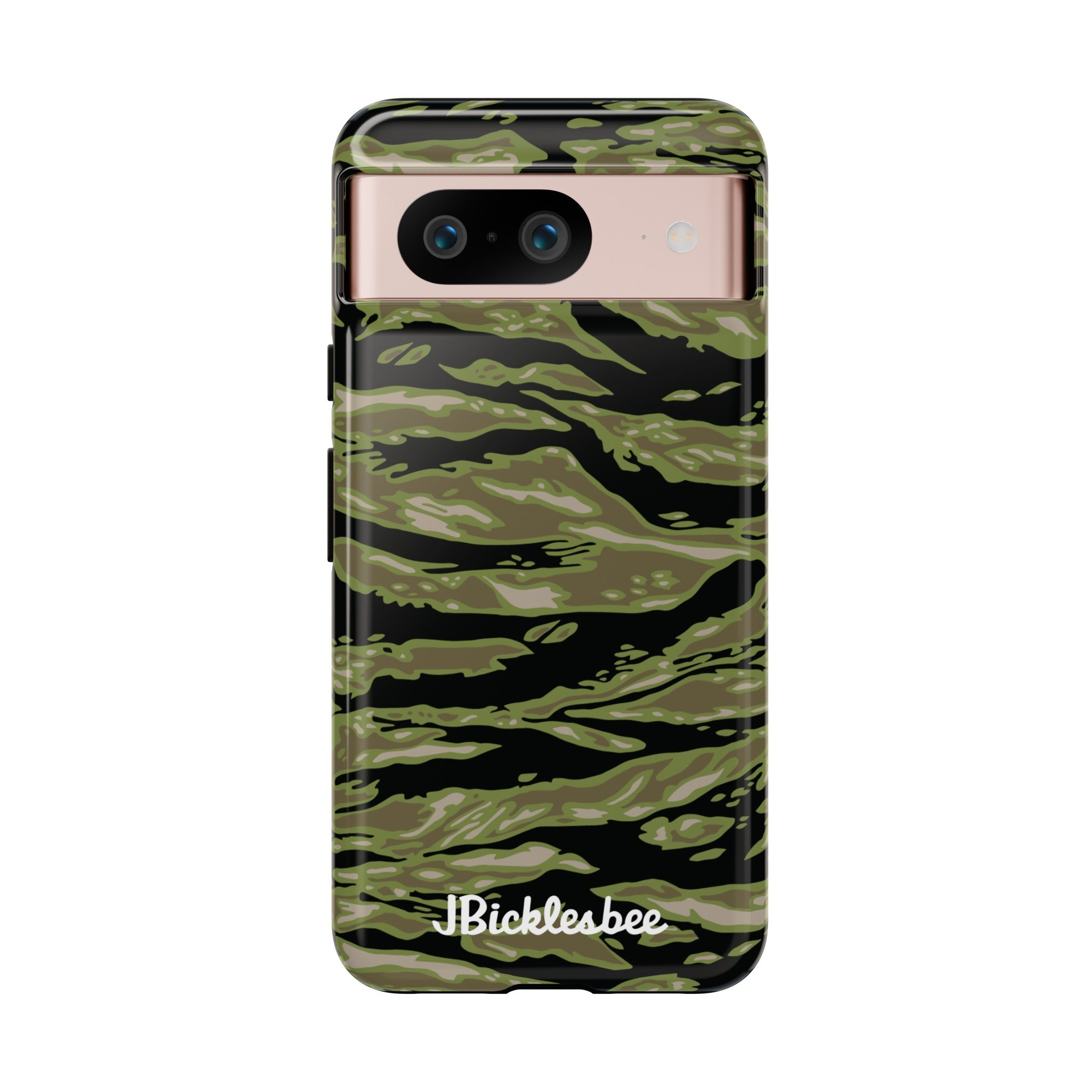 Retro Woodland Camo Tiger Stripe Pixel ToughCase