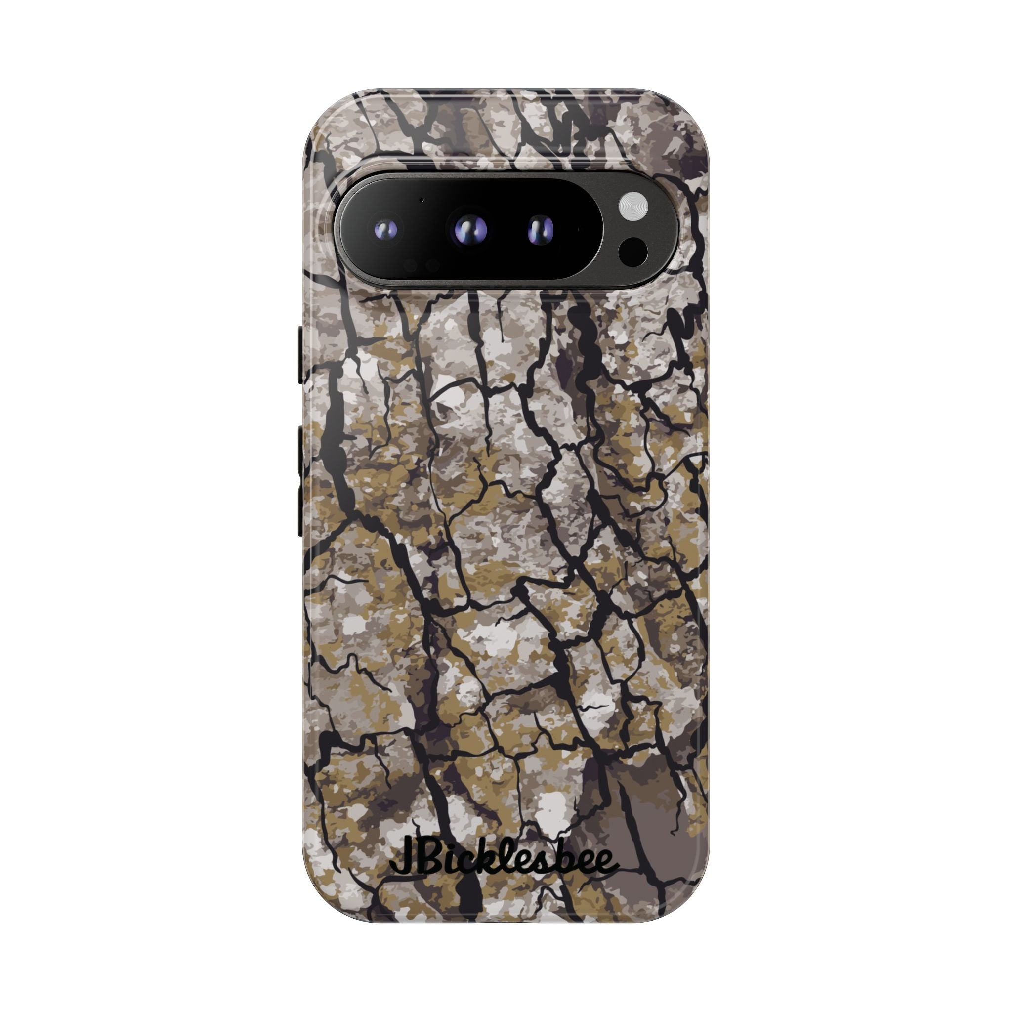 Alpha Tree Bark Camo Pixel Tough Case