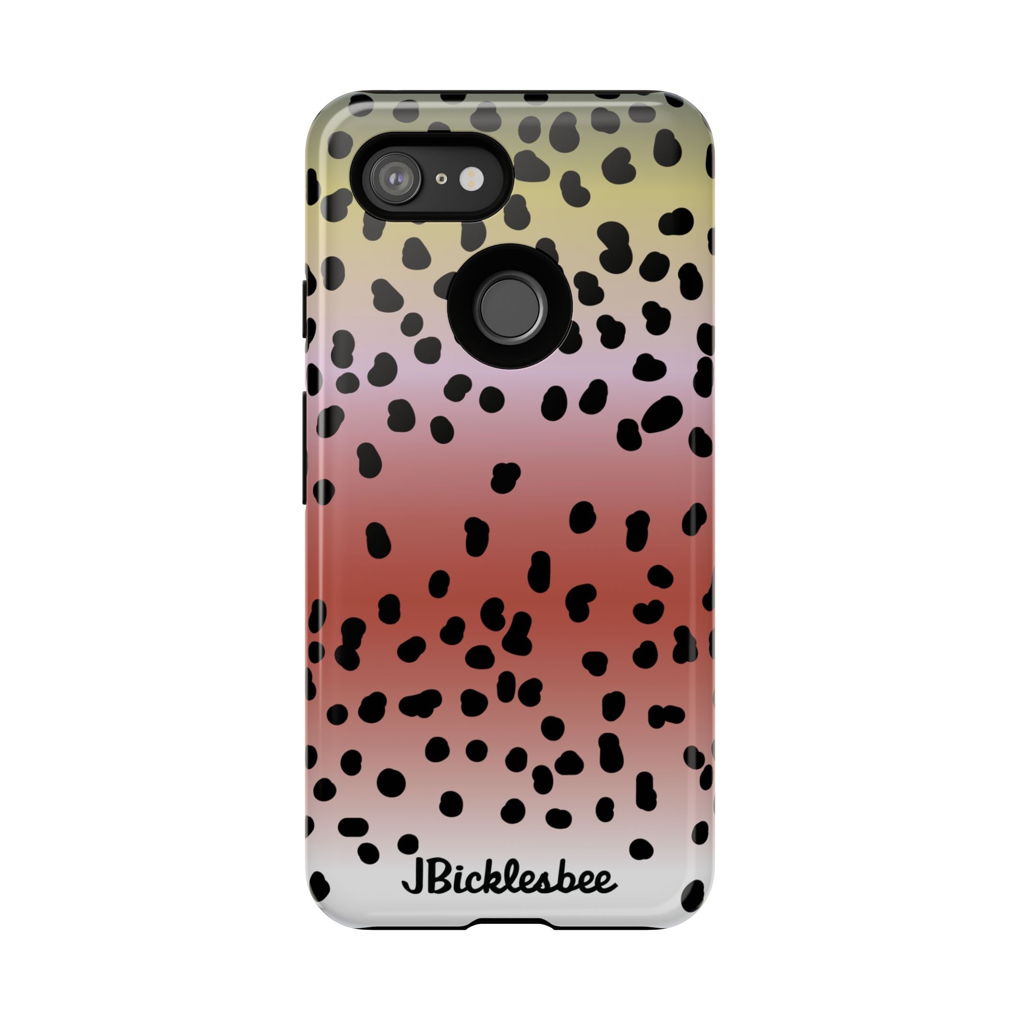 Rainbow Trout Pattern Pixel Tough Case